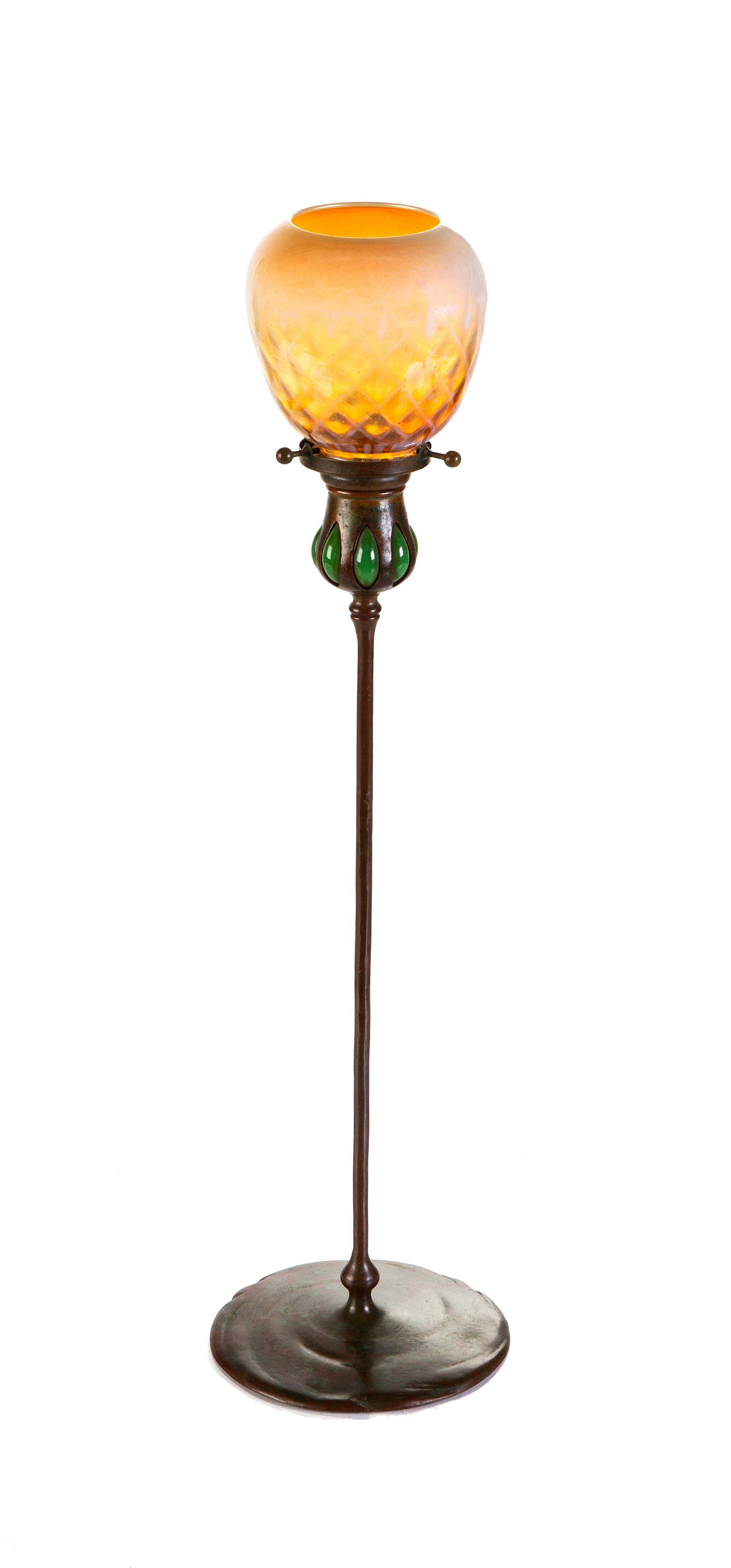 TIFFANY STUDIOS BLOWN-OUT CANDLESTICK