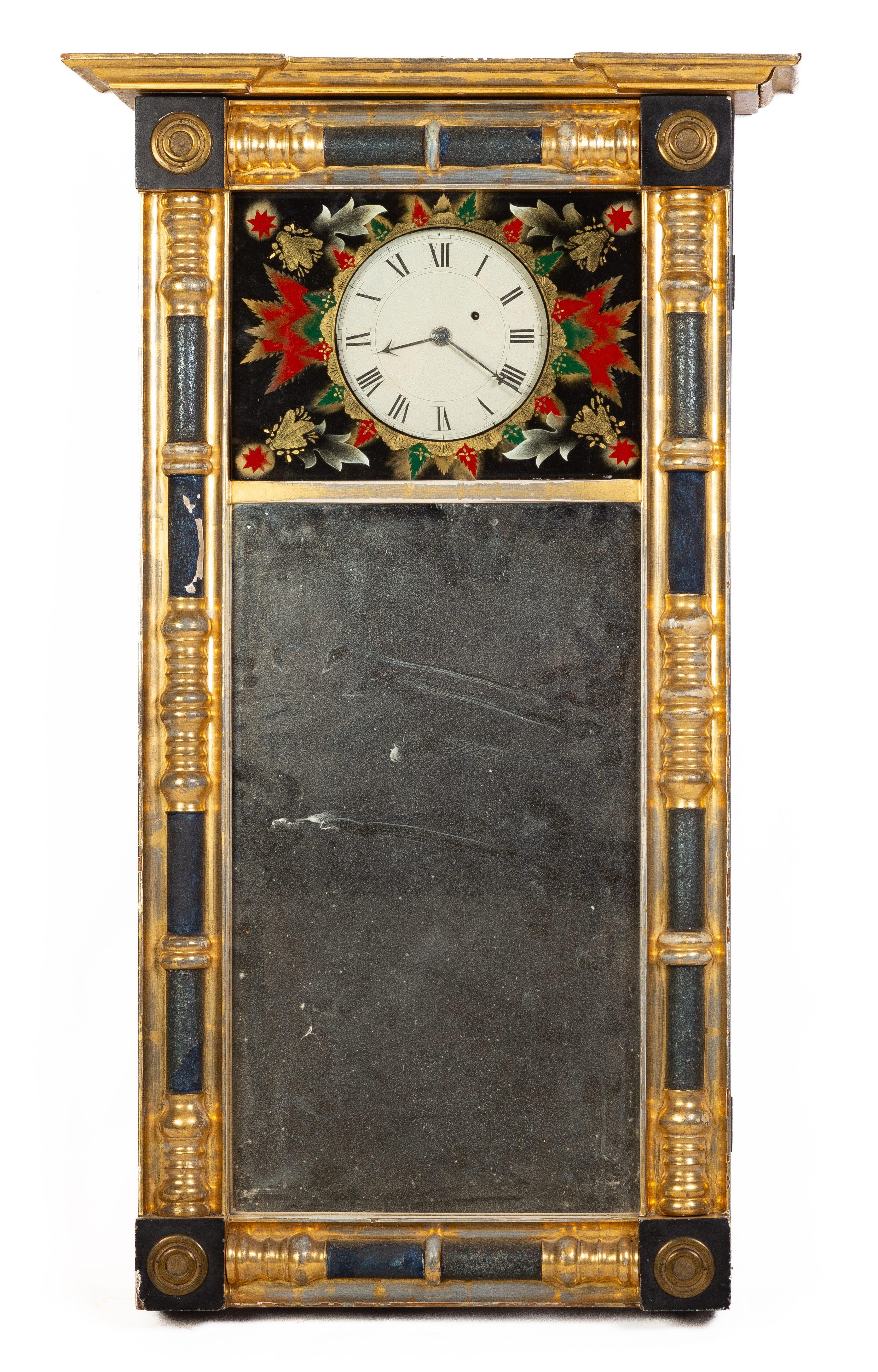 SAMUEL ABBOTT MIRROR CLOCK Circa 352c07