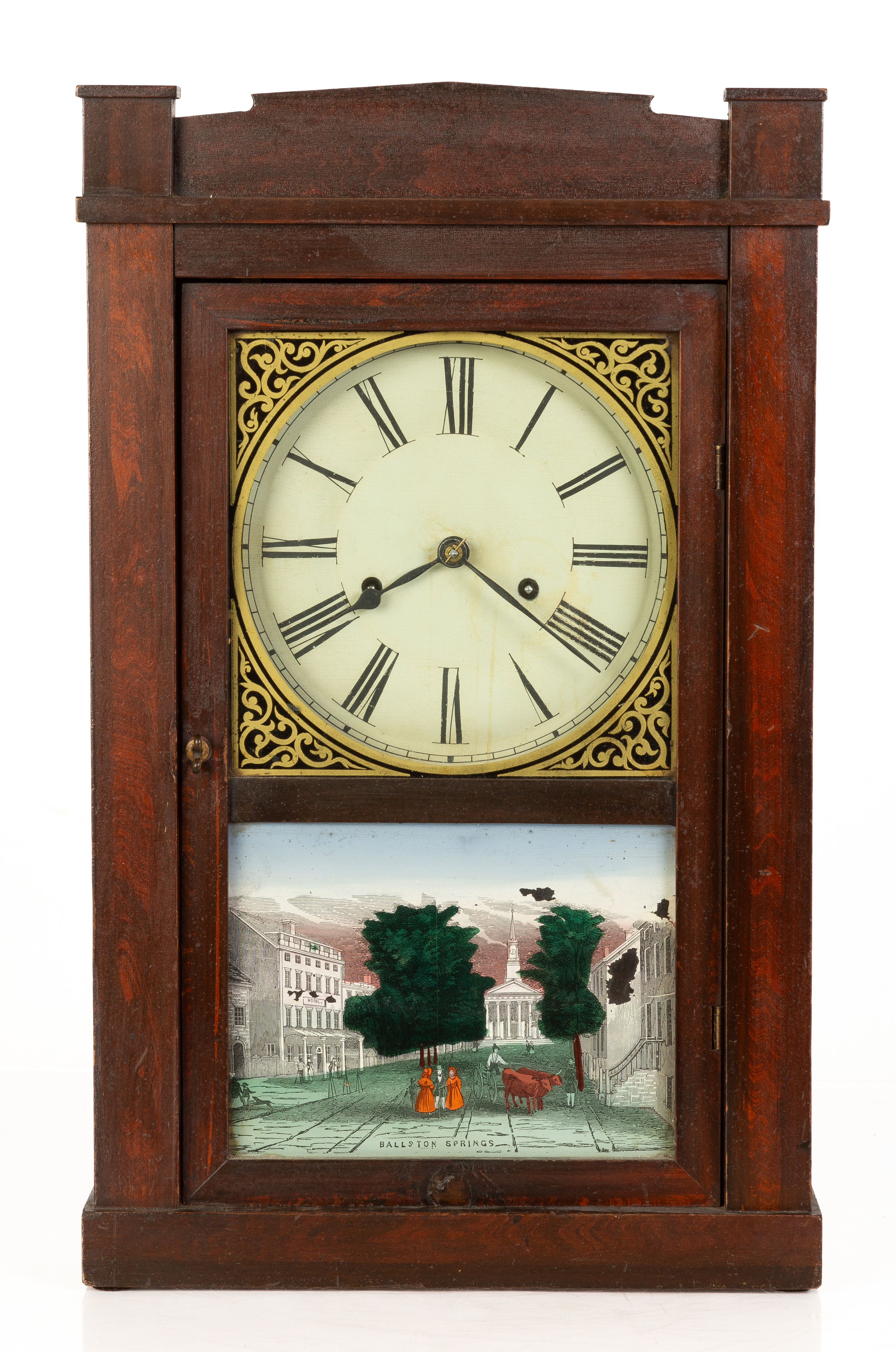 CHAUNCEY JEROME SHELF CLOCK New Haven,