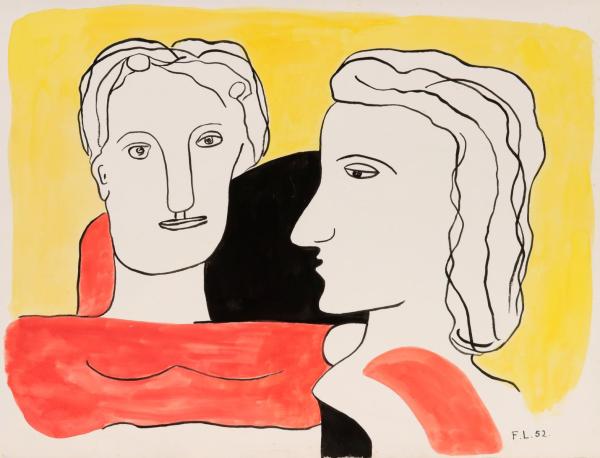 FERNAND LEGER 1881 1955 WATERCOLOR 352d6f