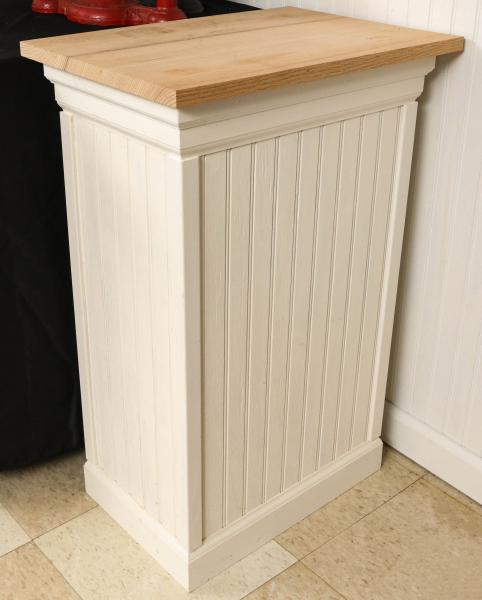 A PAINTED WAINSCOTING PEDESTAL