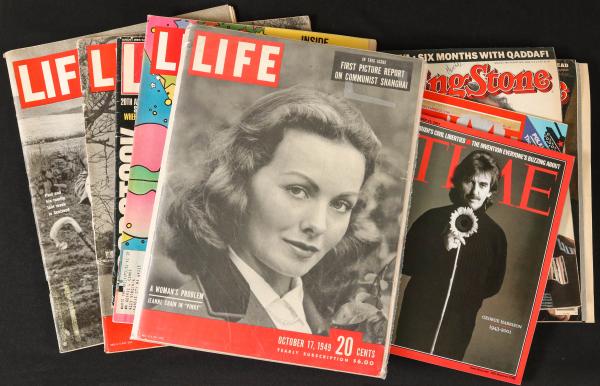 LIFE AND OTHER VINTAGE MAGAZINESONSITE