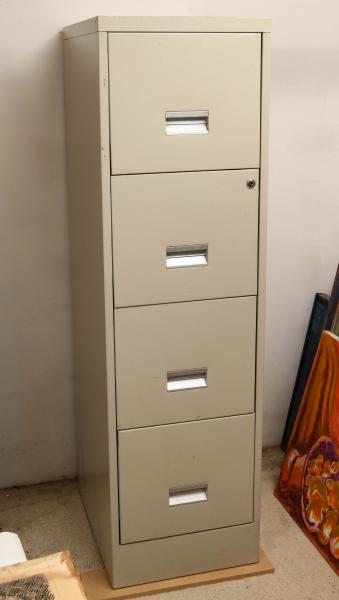 FOUR DRAWER FILE CABINETONSITE AUCTION: