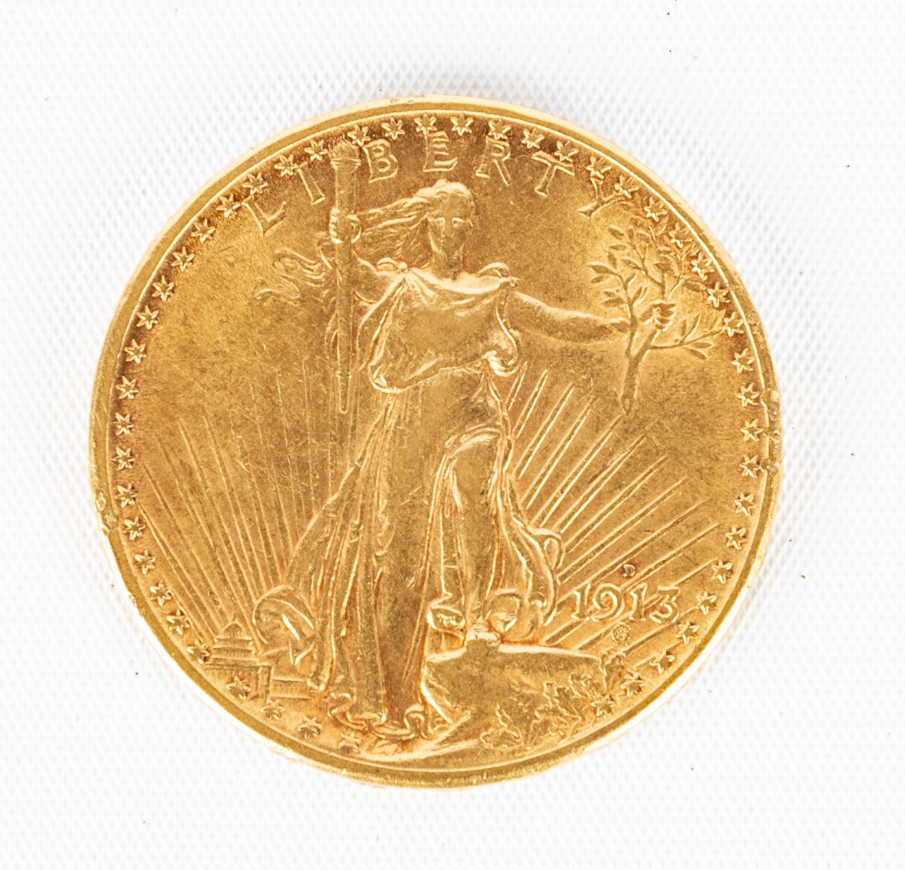 1913 ST GAUDENS 20 GOLD COIN 352f47