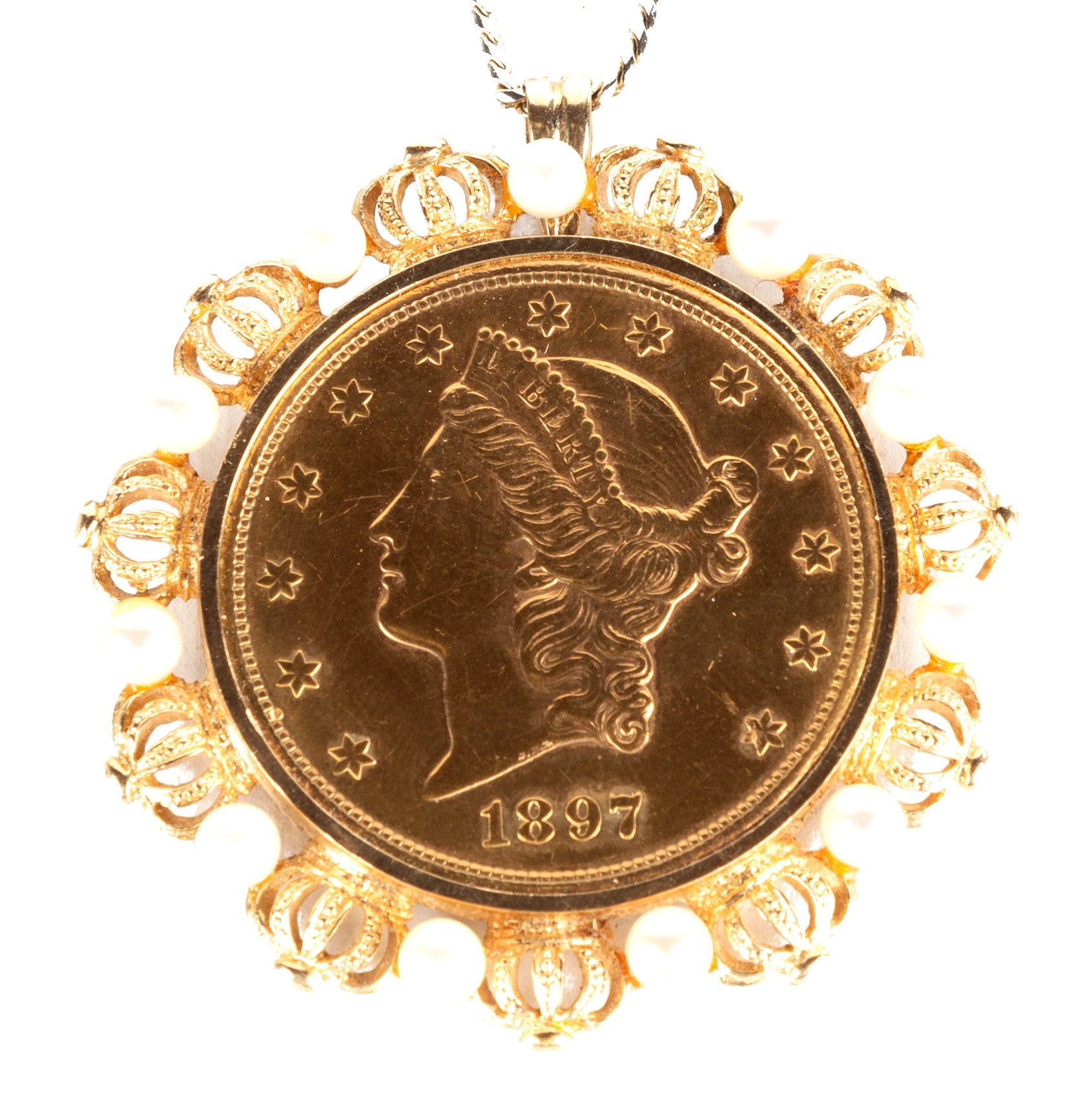 1897 20 LIBERTY GOLD DOUBLE EAGLE 352f48