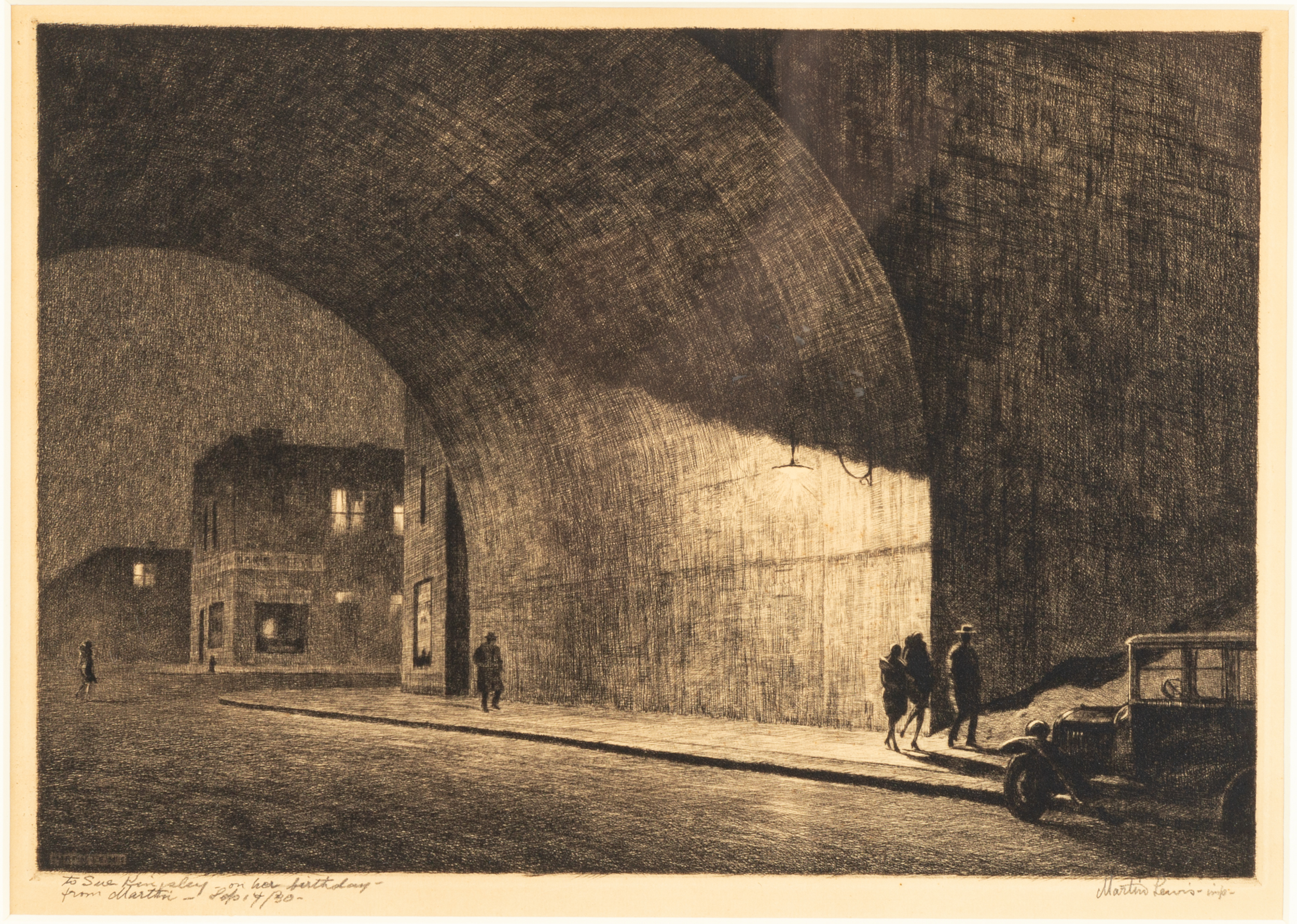 MARTIN LEWIS (AMERICAN, 1881-1962) ARCH,