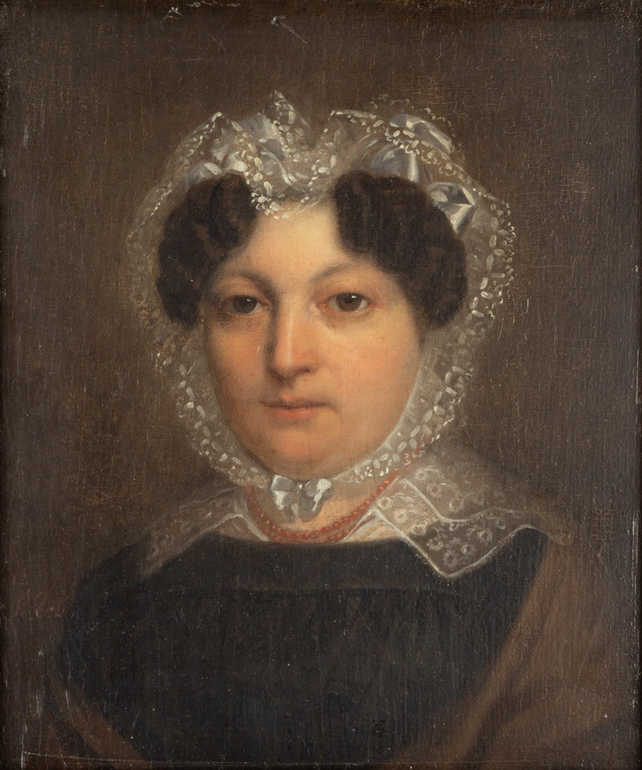 19TH CENTURY PORTRAIT OF A WOMAN Oil