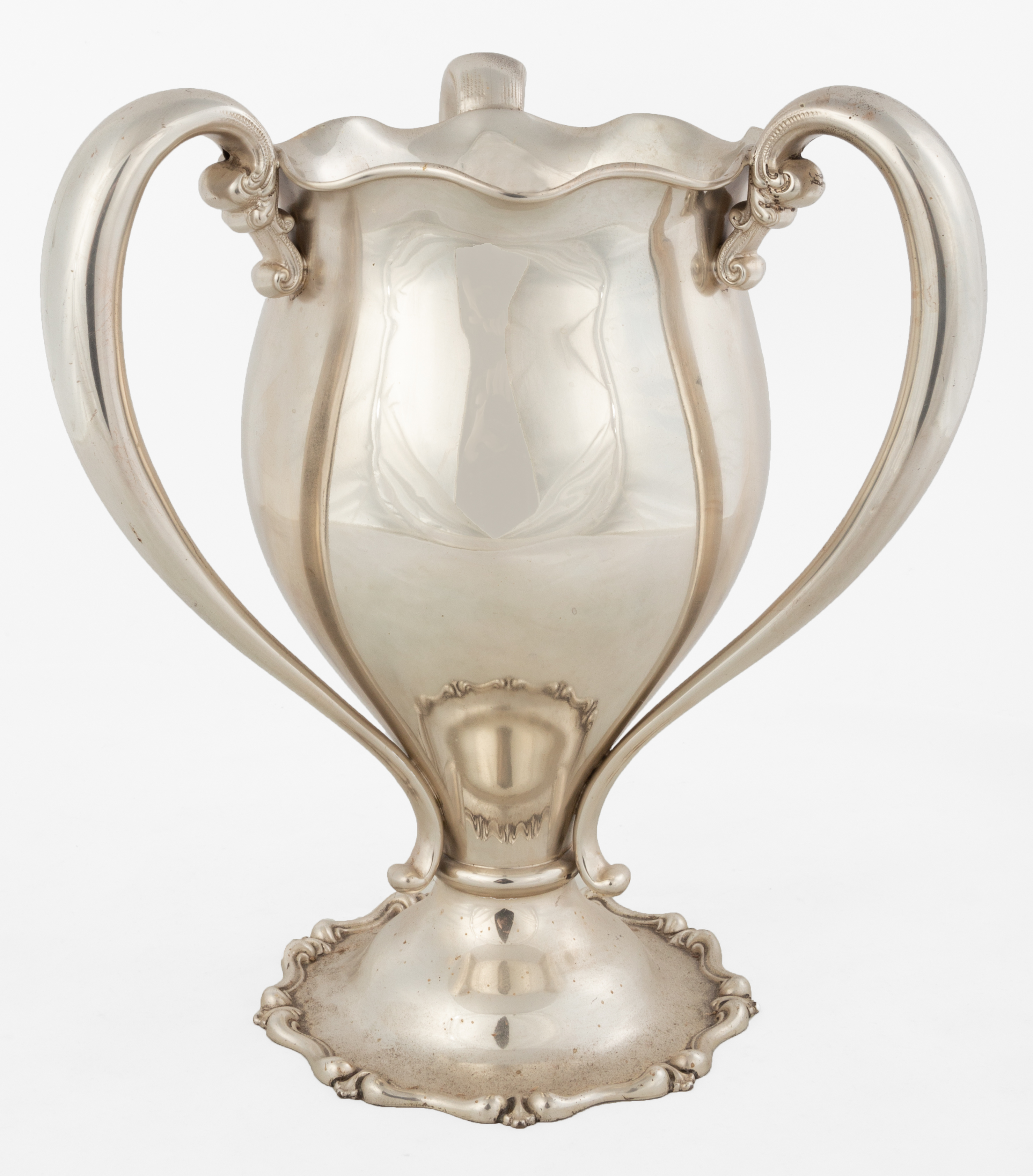 LARGE STERLING SILVER LOVING CUP