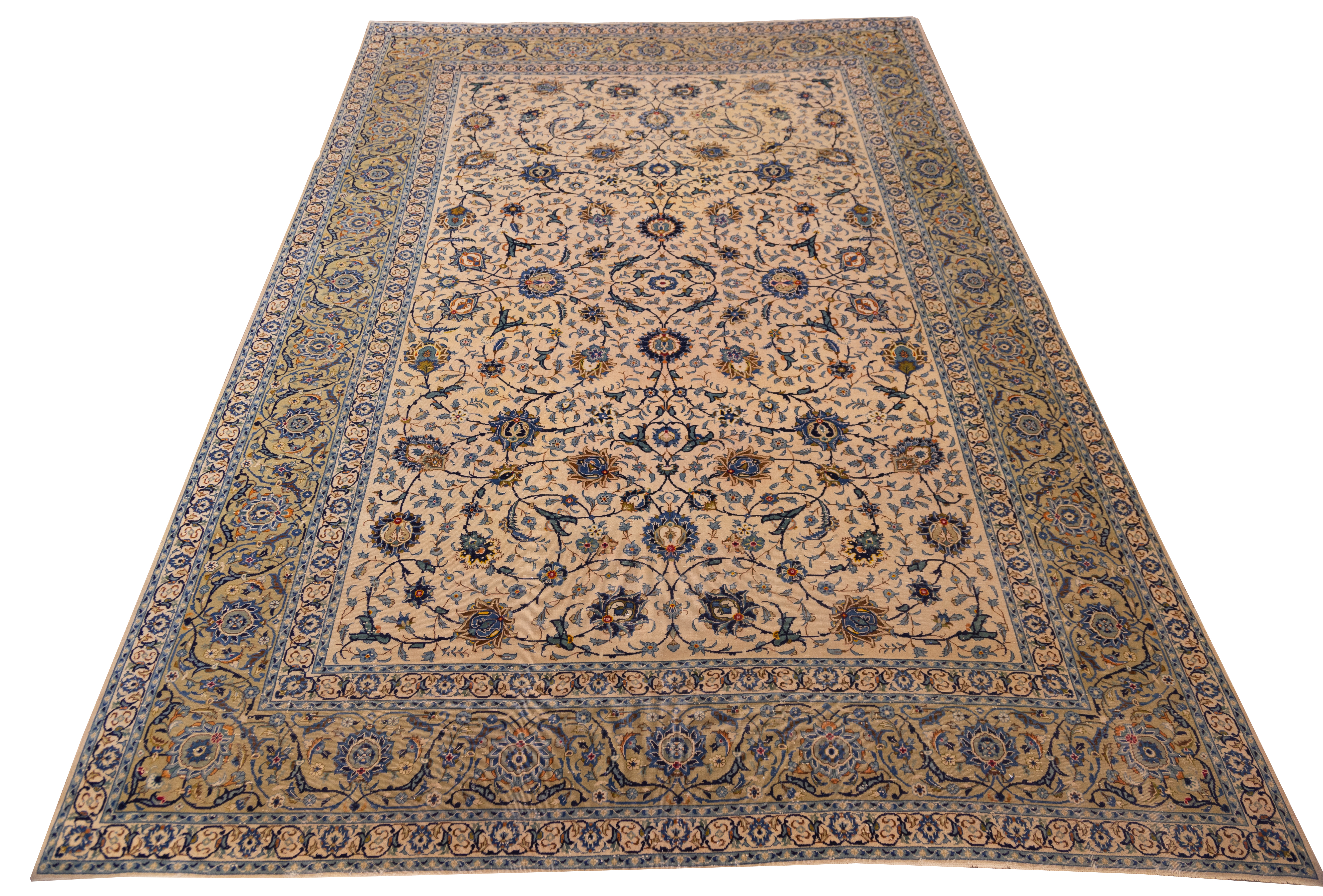 KASHAN ORIENTAL RUG Early 20th