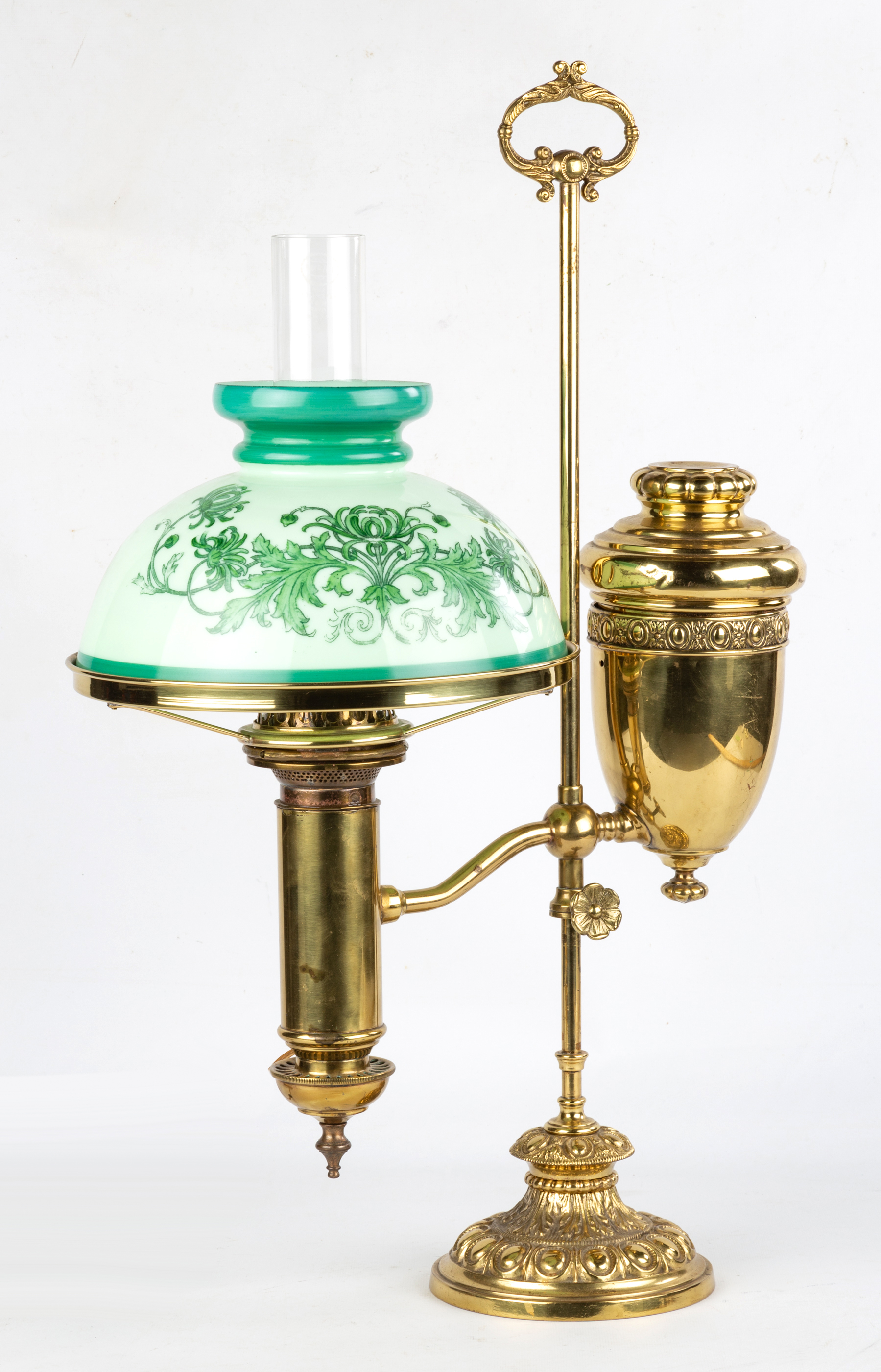 SINGLE STUDENT LAMP 19th century  3530f5