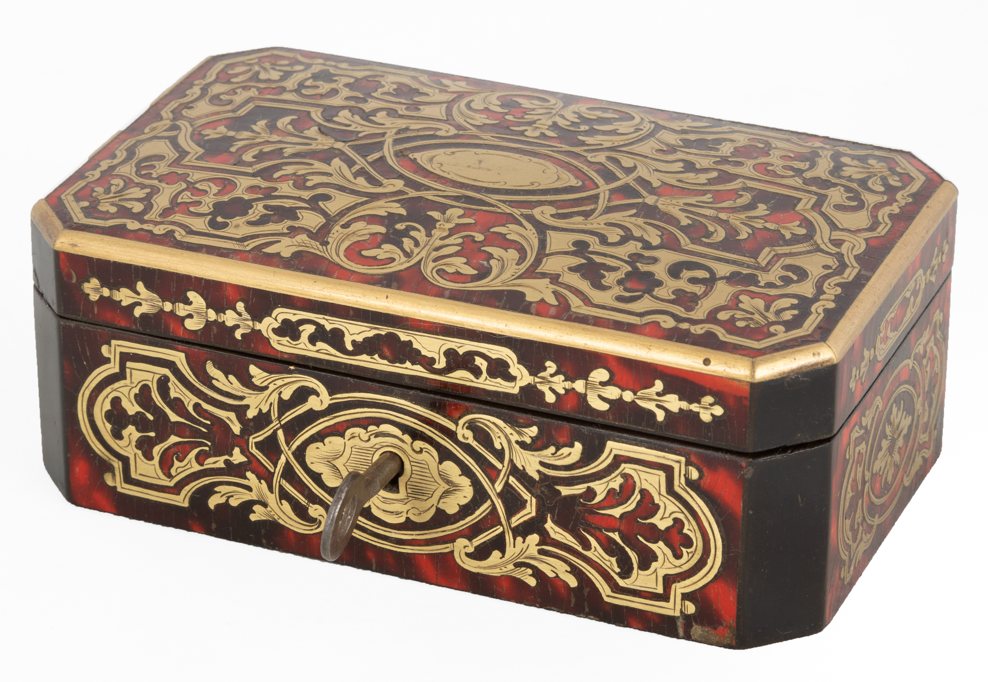 BOULLE INLAID BOX France, 19th century.