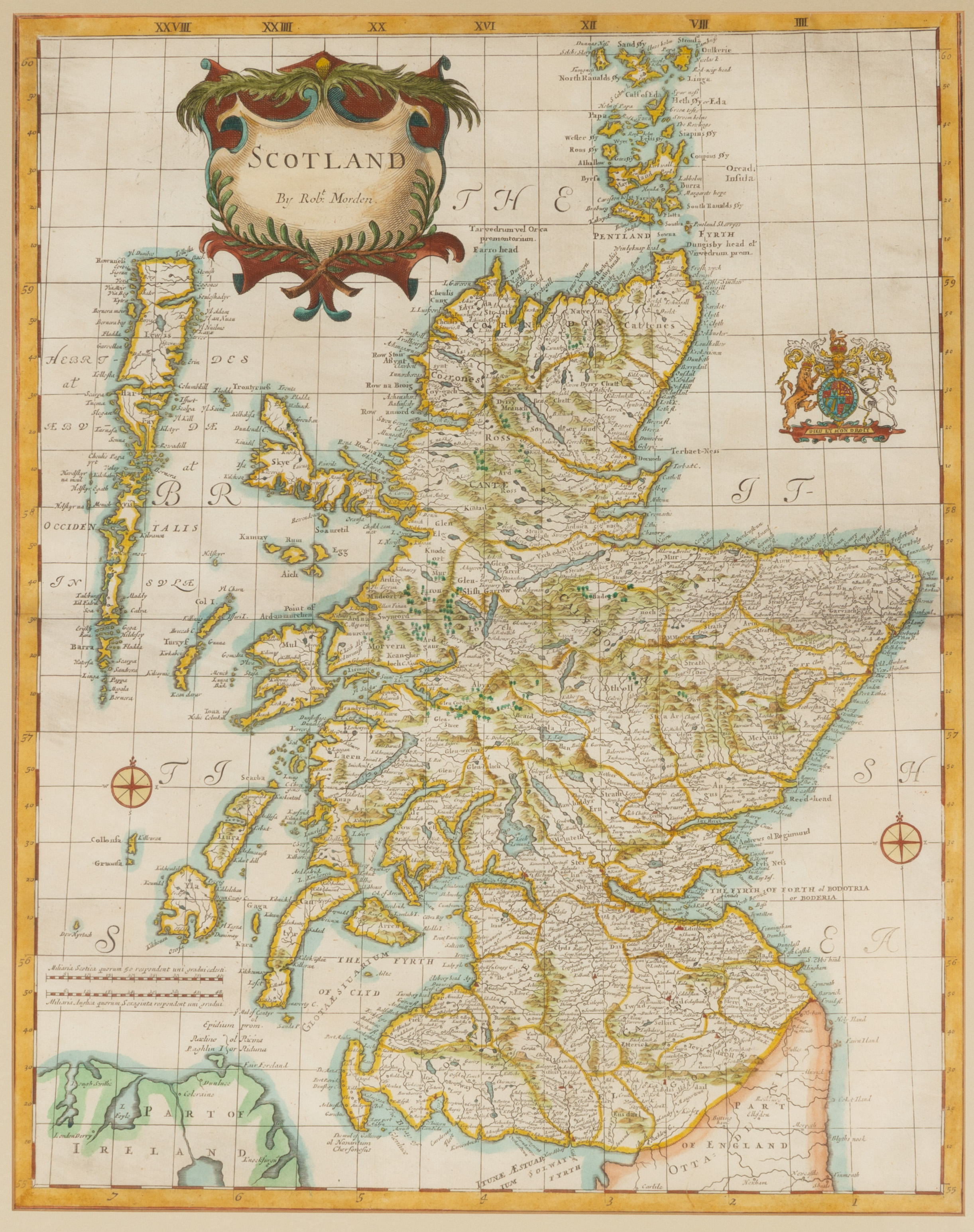 ROBERT MORDEN (C. 1650-1703) MAP