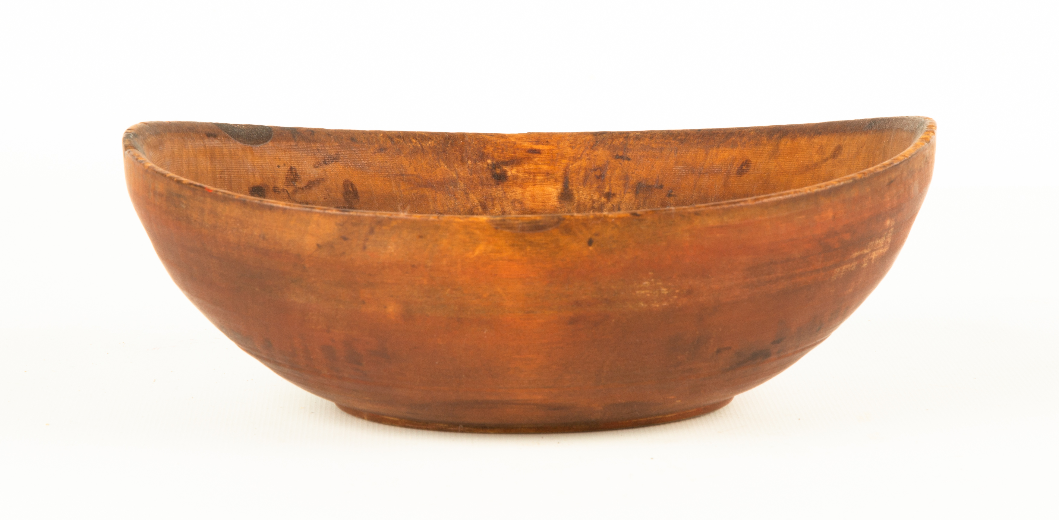 EARLY TURNED WOODEN BOWL Early