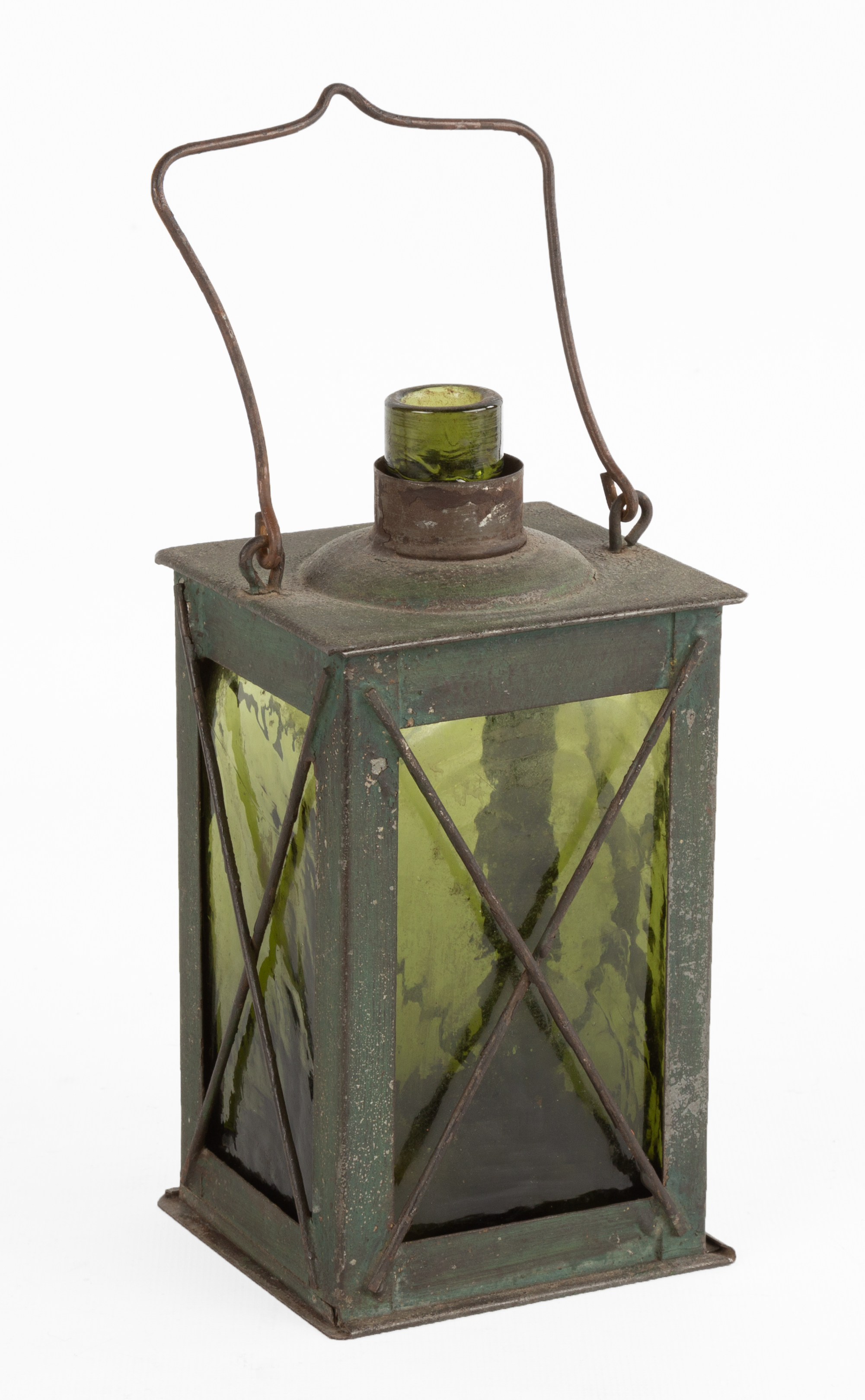 19TH CENTURY BOTTLE FLASK LANTERN 35316d