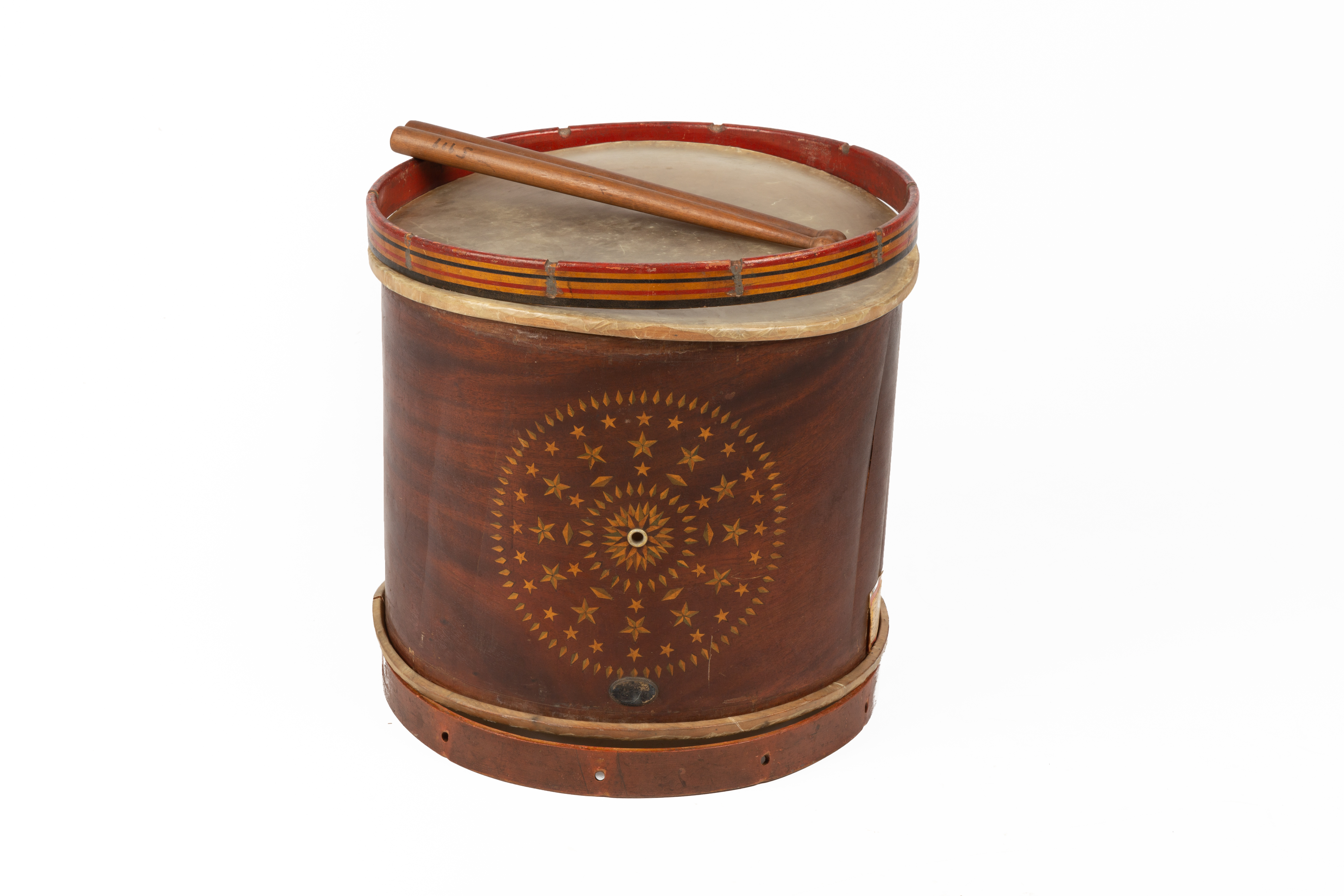 CIVIL WAR SNARE DRUM Used by Jas.