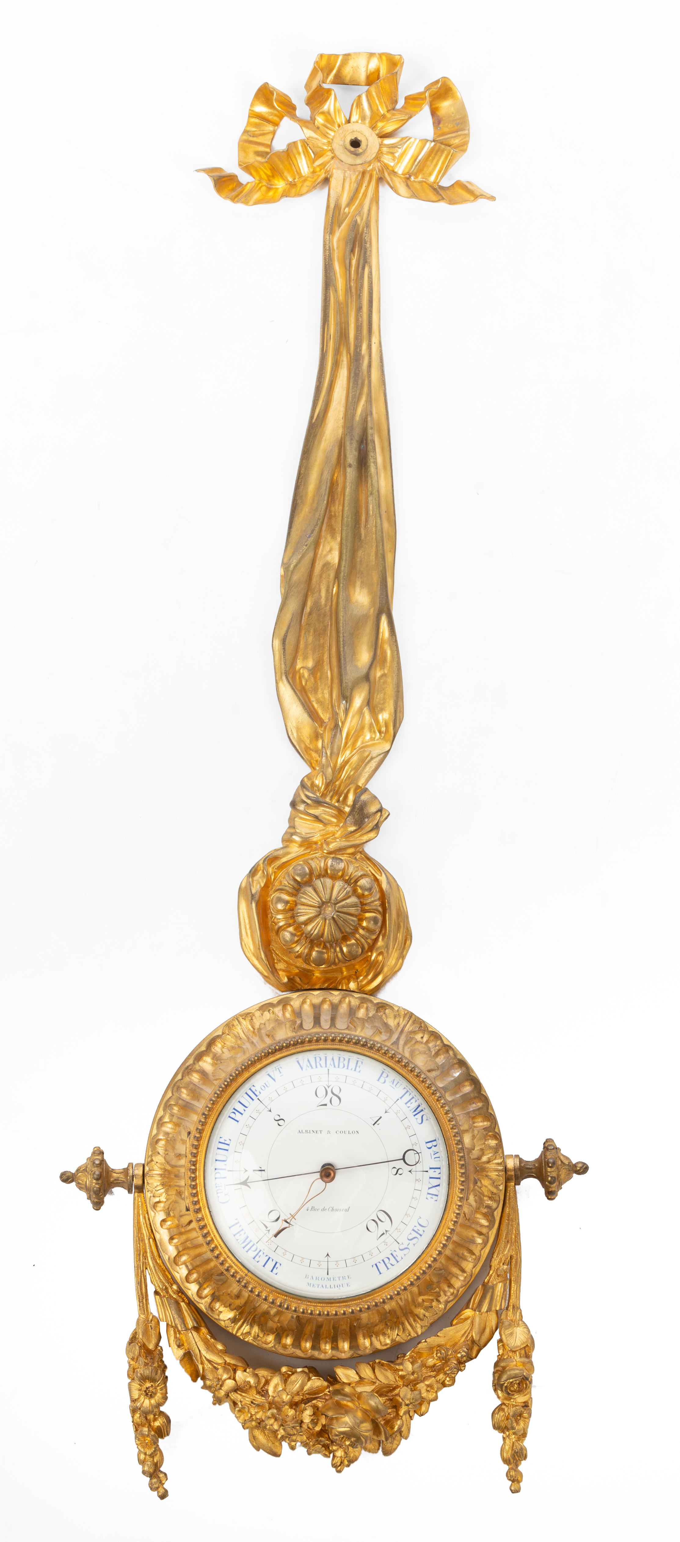 FRENCH LOUIS XVI ORMOLU BAROMETER 3531ed