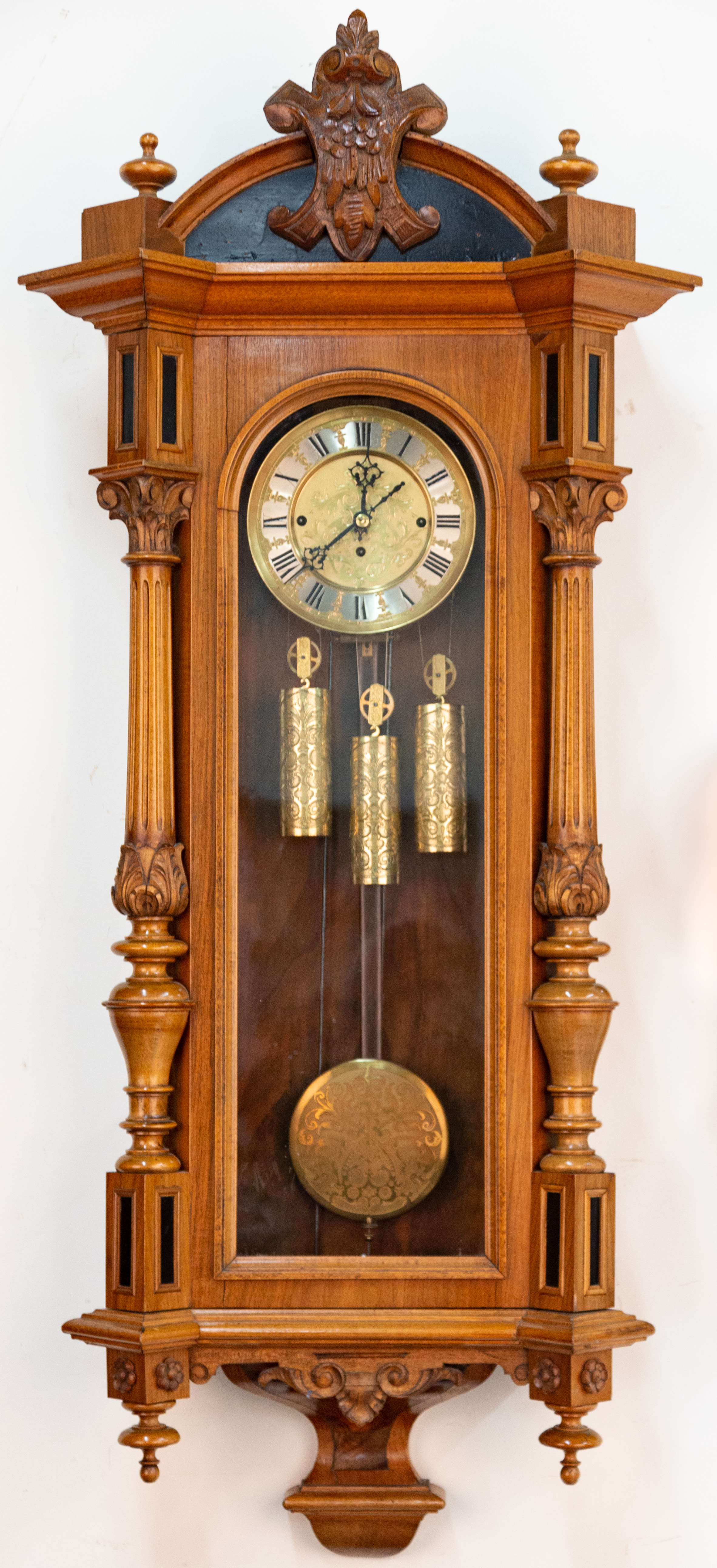 FANCY VIENNA REGULATOR circa 1900  3531fc