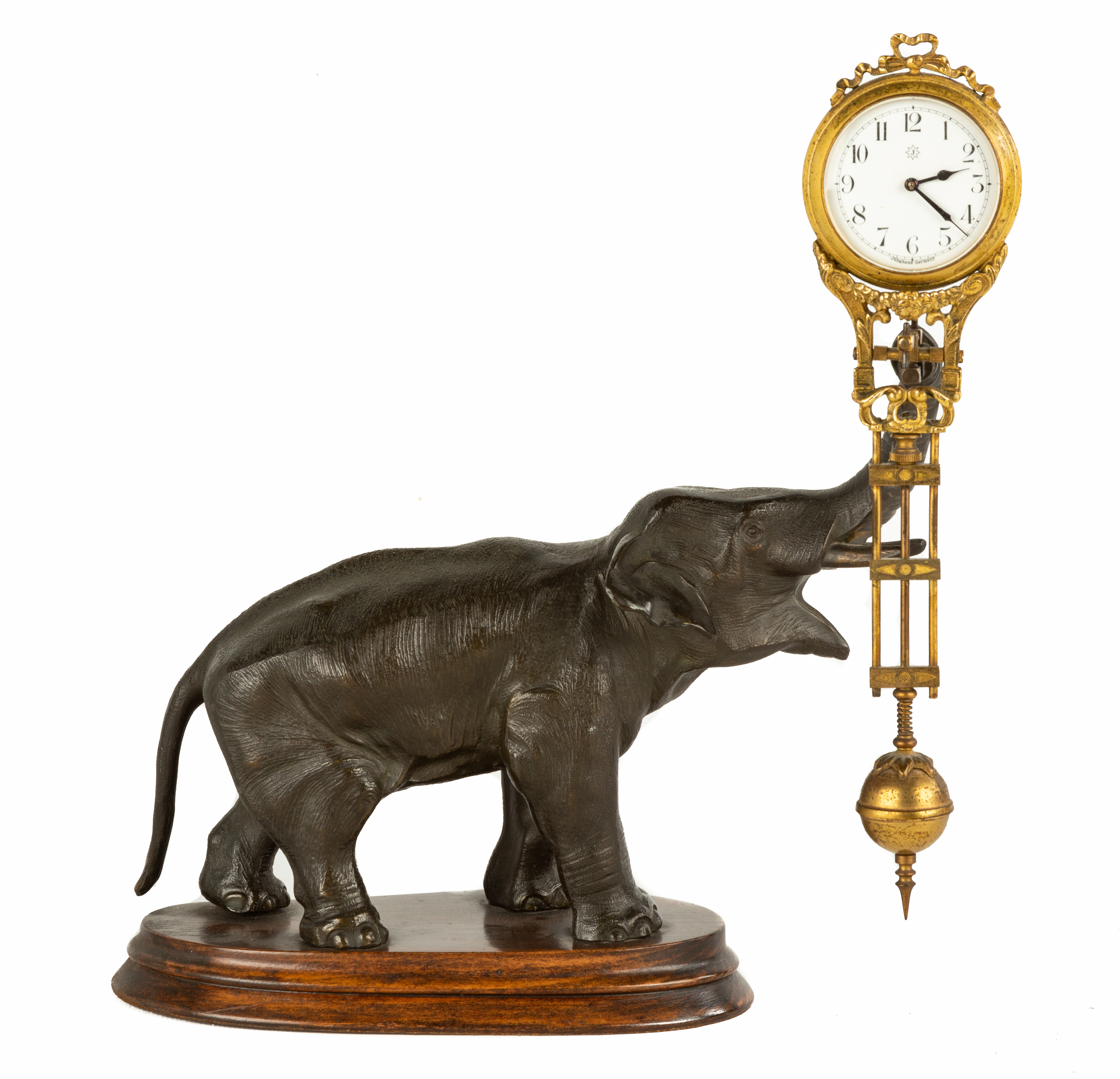 GERMAN ELEPHANT SWINGER CLOCK circa 353206