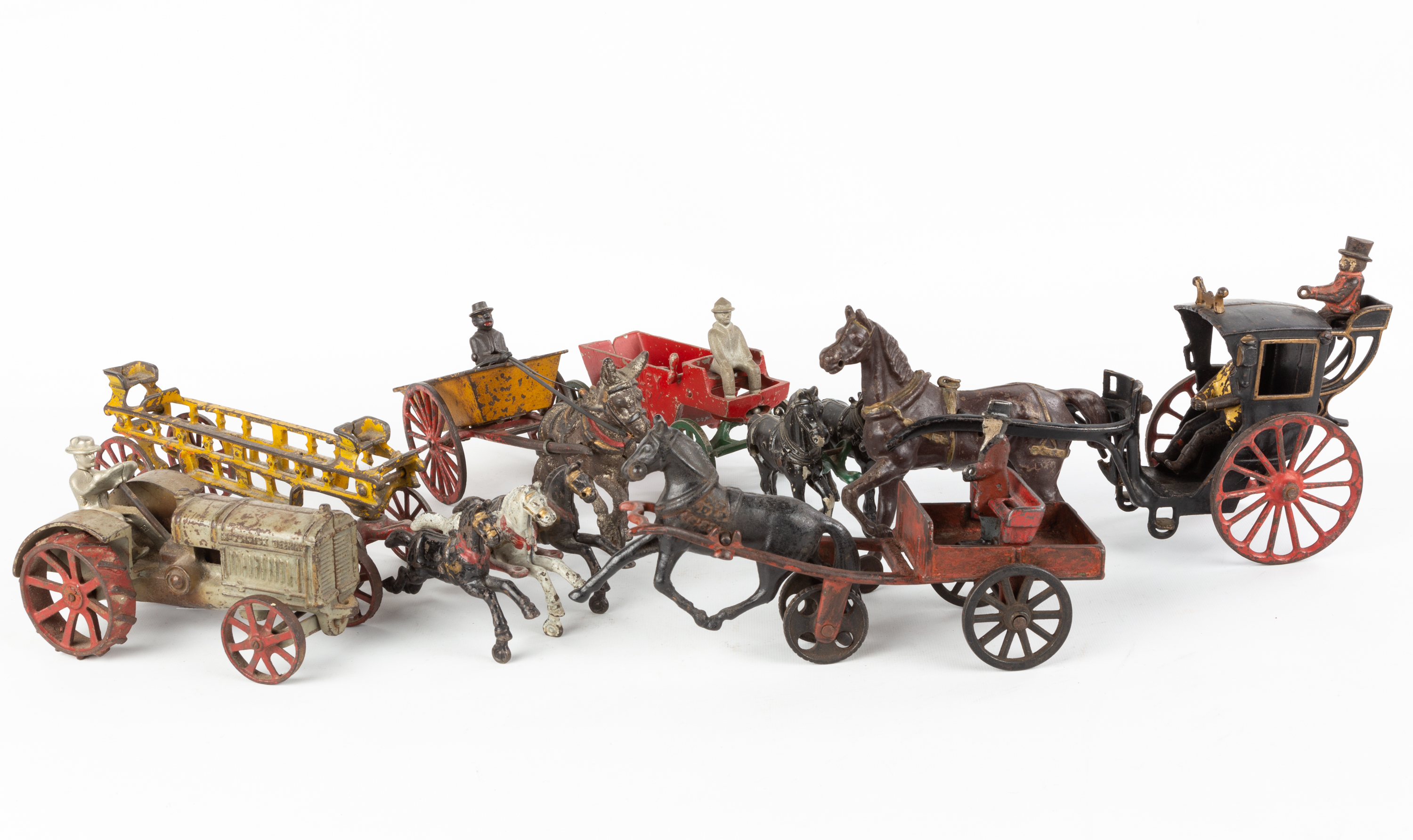 GROUP OF CAST IRON TOYS Early 20th