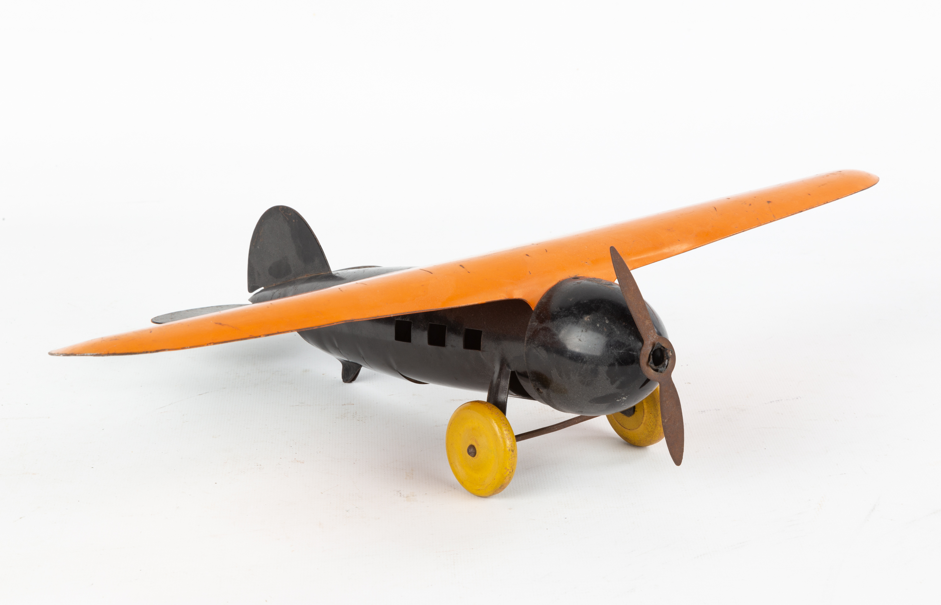 PRESSED STEEL AIRPLANE PULL TOY