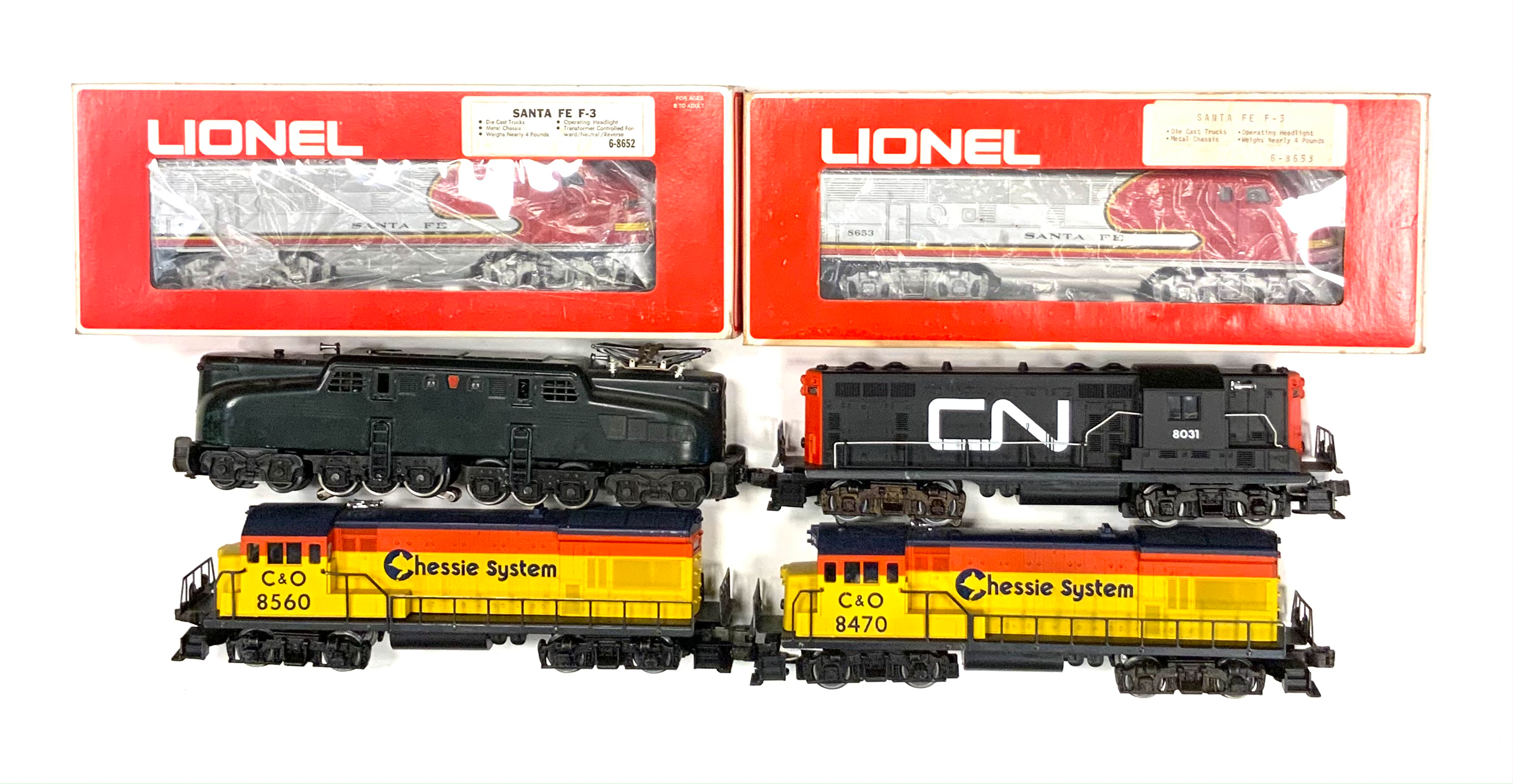 LIONEL POST WAR TRAINS Santa Fe 353322