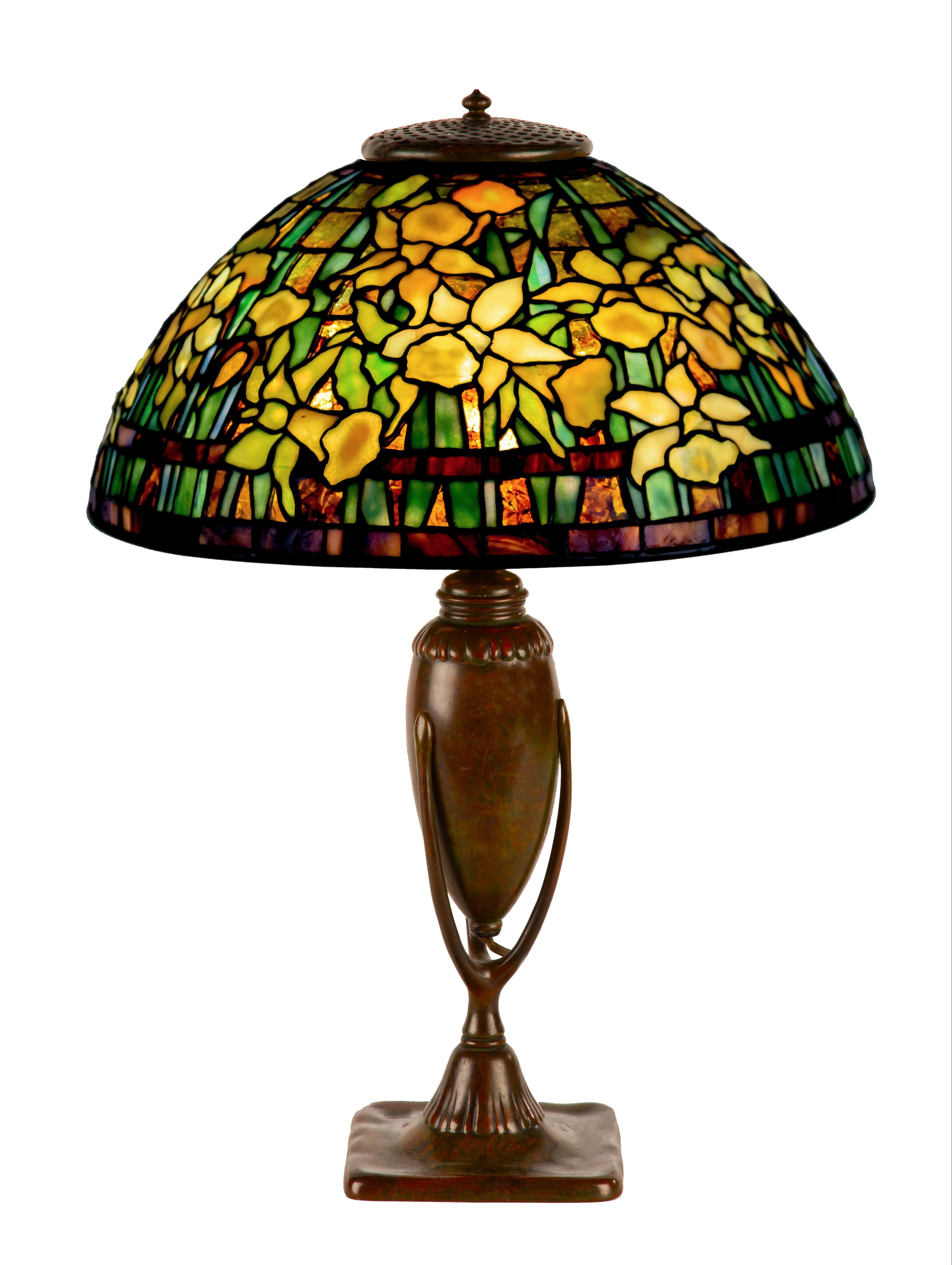 A FINE TIFFANY STUDIOS, NEW YORK DAFFODIL