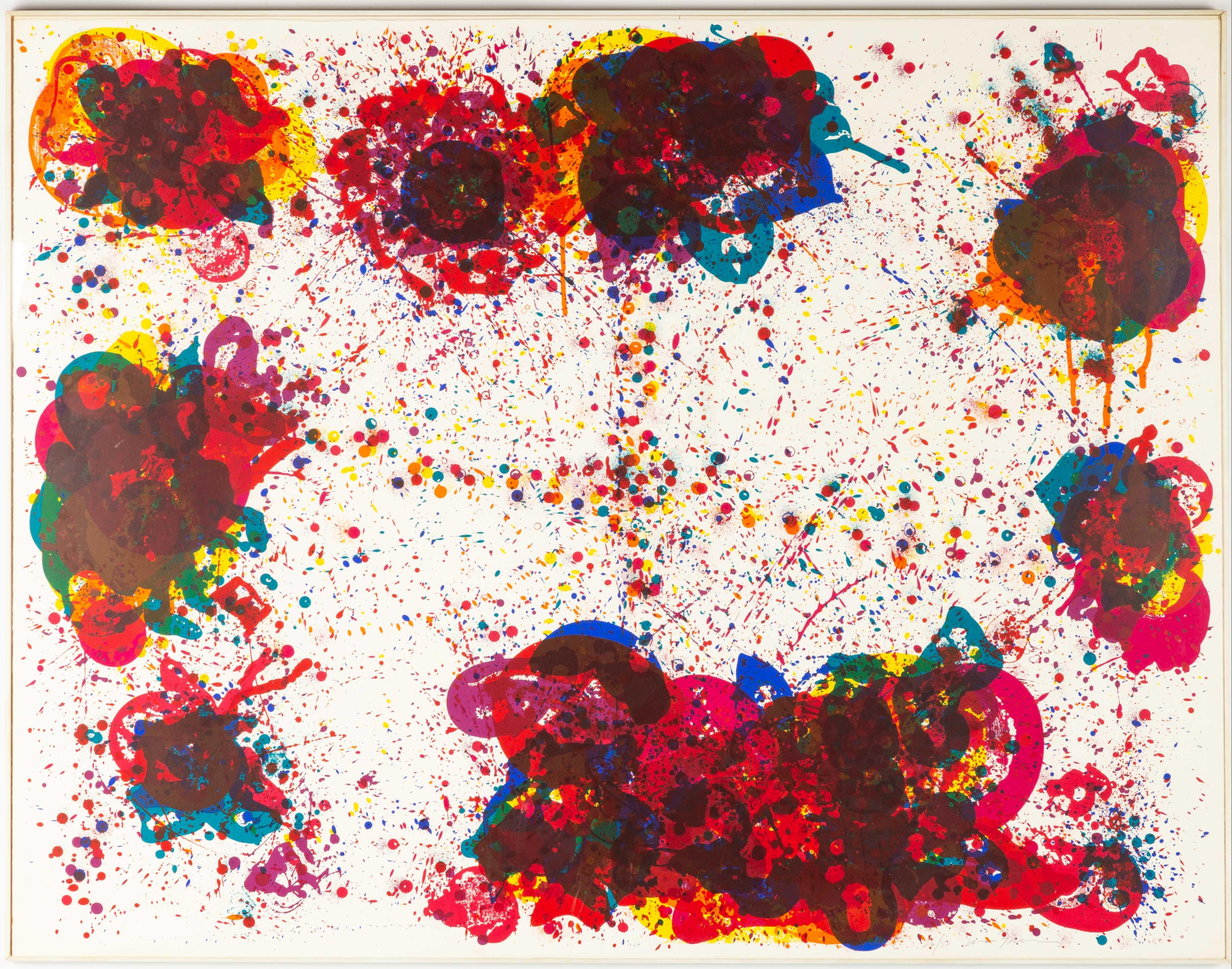 SAM FRANCIS (AMERICAN, 1923-1994) LYRE