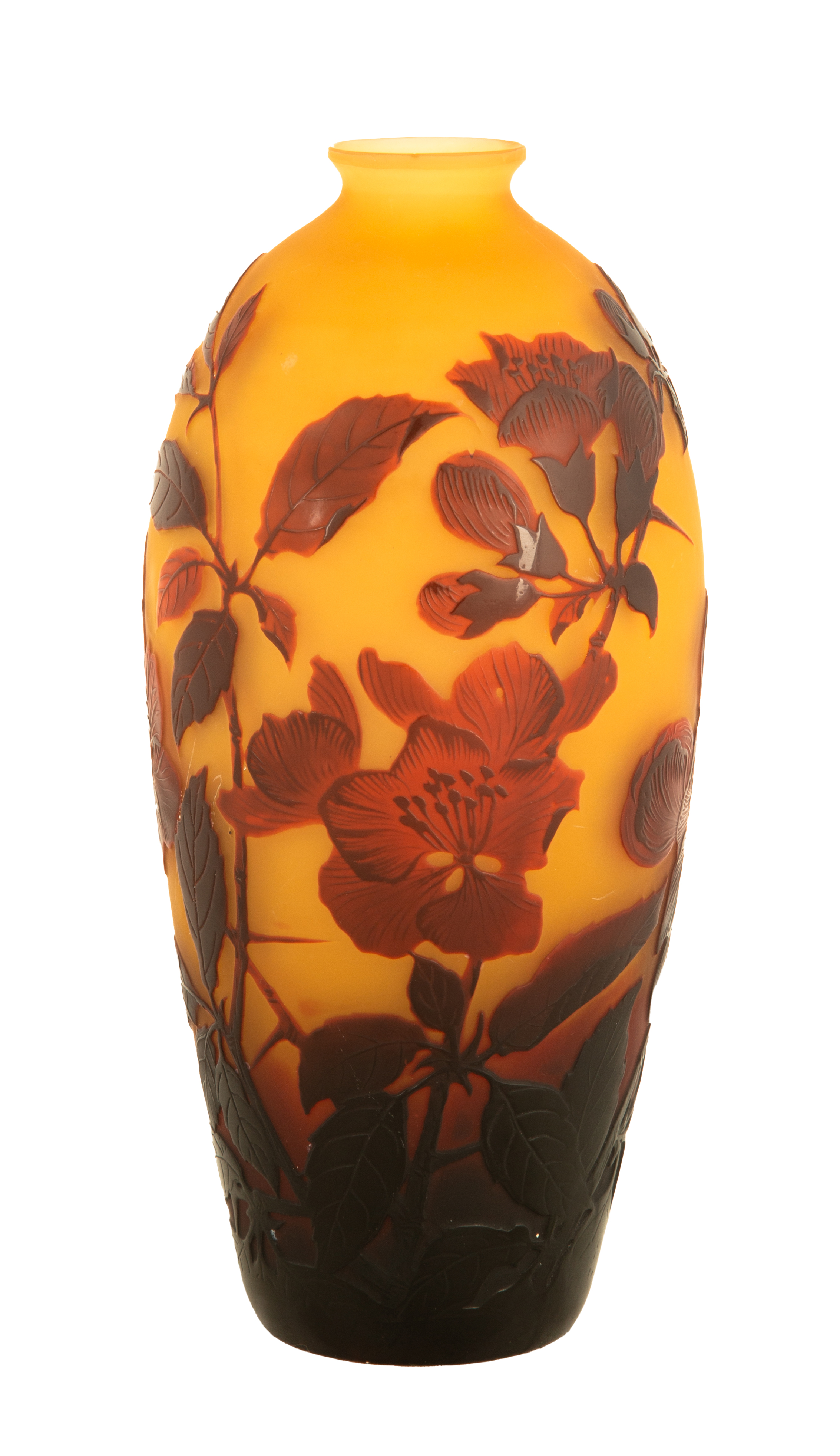 DARGENTAL FRENCH CAMEO VASE Early 20th
