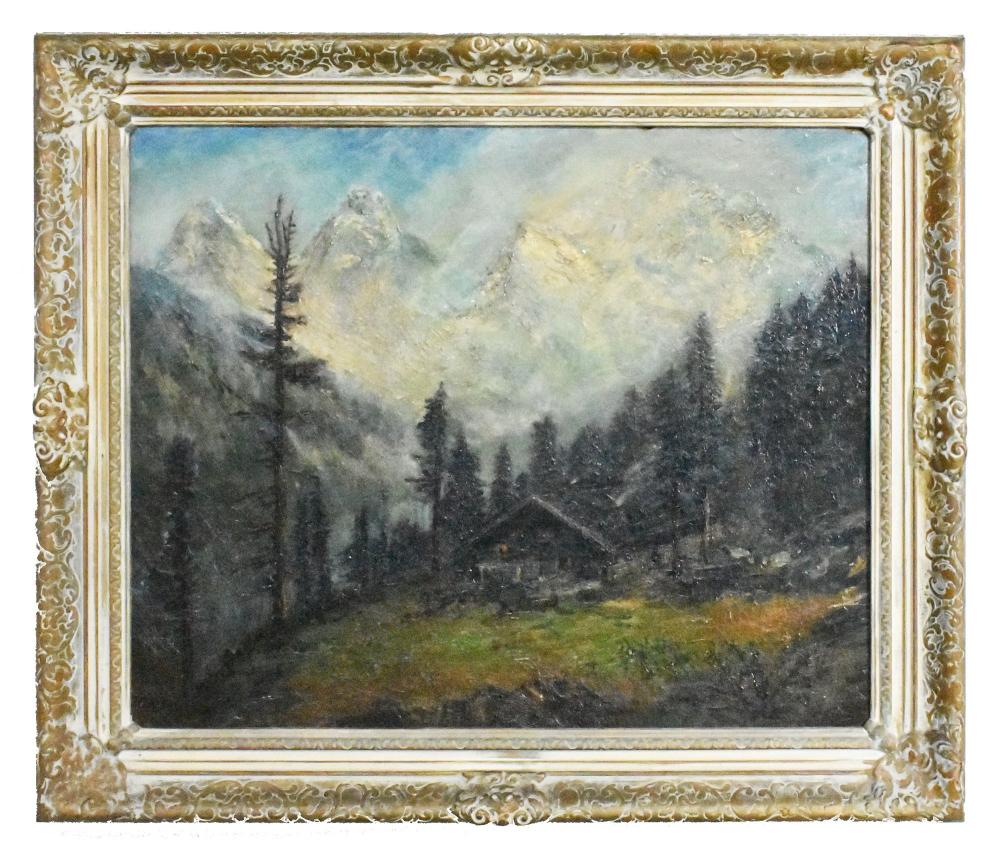 EARLY 20TH CENTURY PAINTING, MOUNTAIN