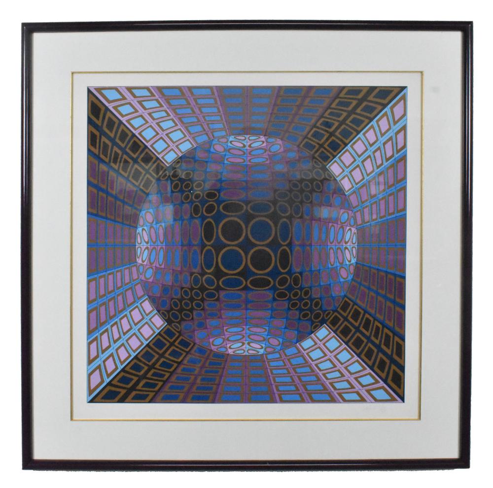 VICTOR VASARELY FRENCH HUNGARIAN  35340b