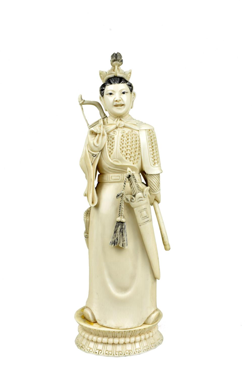 CHINESE REPUBLIC FIGURE OF A GUARDIAN