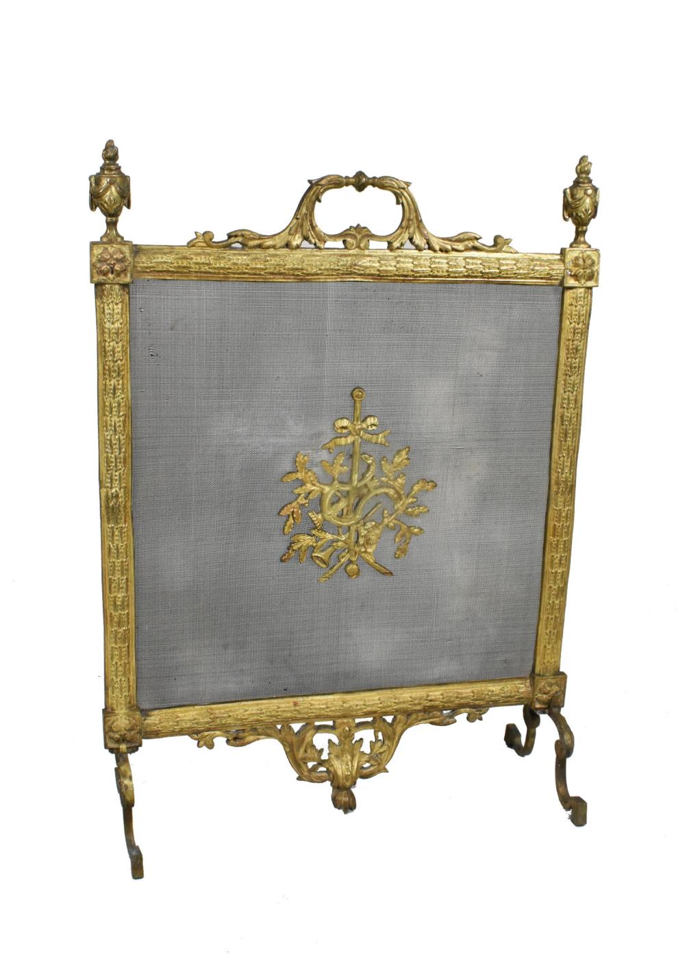 FRENCH GILT BRONZE FIRE SCREEN  353449