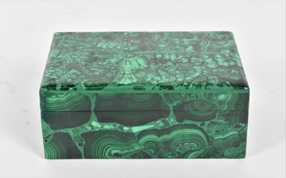 MALACHITE RECTANGULAR BOXModern,