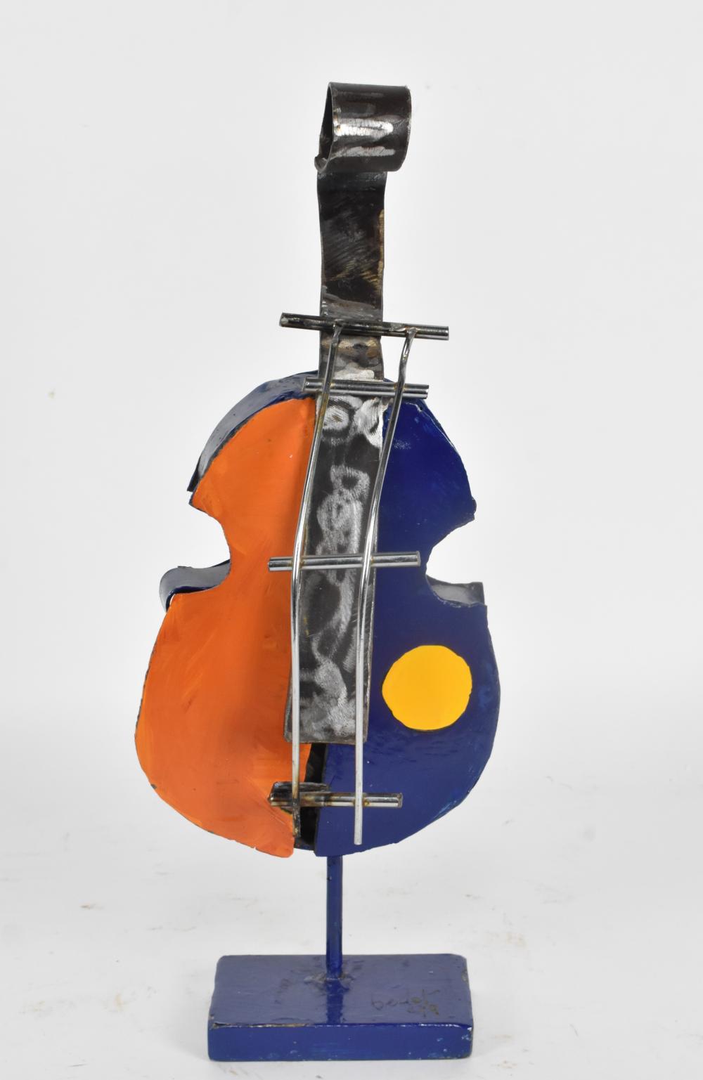 CONTEMPORARY SHEET METAL VIOLIN