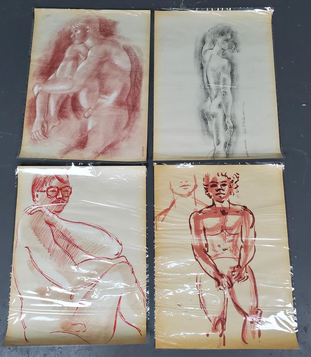 SEVEN MALE NUDE STUDIESMid to late 3534b9