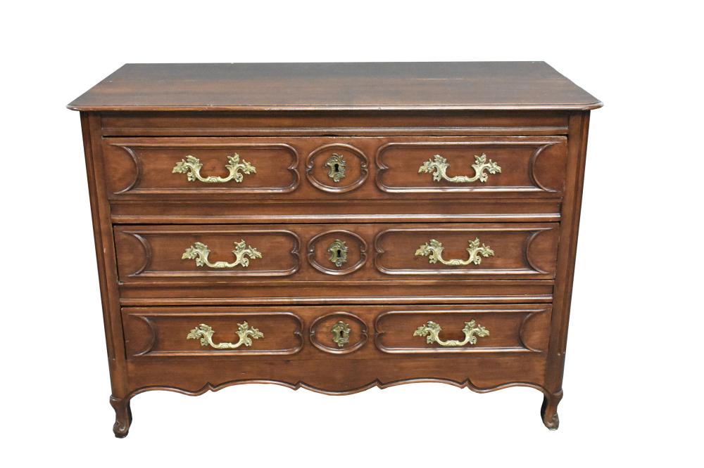 LOUIS XV FRUITWOOD/WALNUT PROVINCAL