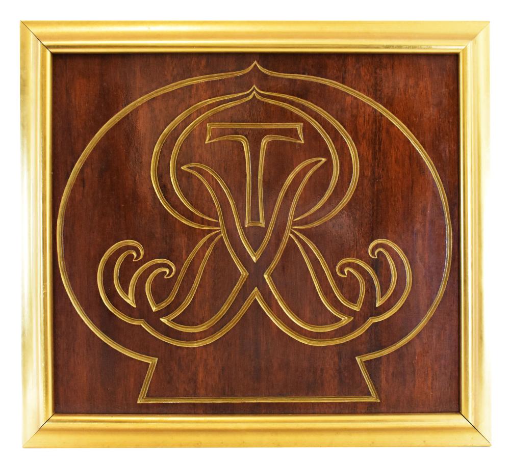 MAHOGANY PANEL FROM THE RUSSIAN