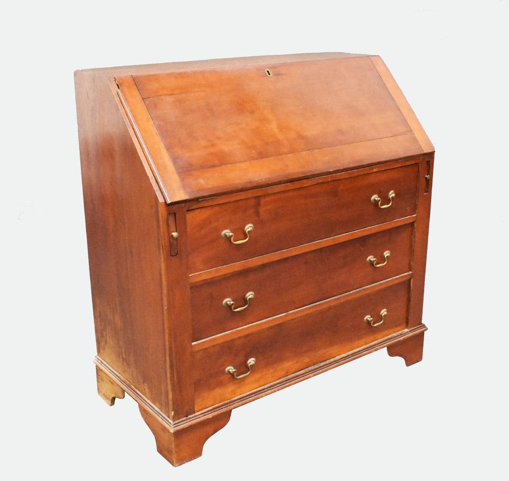 CHIPPENDALE CHERRYWOOD SLANT-FRONT