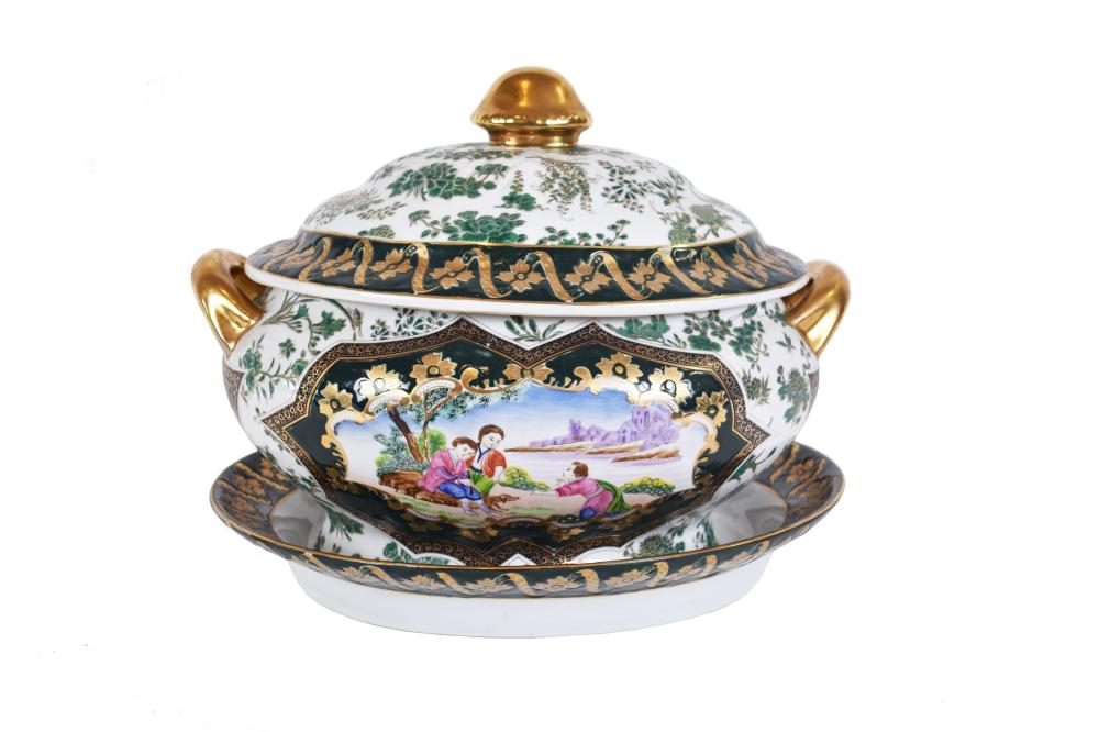 CHINESE-STYLE PORCELAIN COVERED