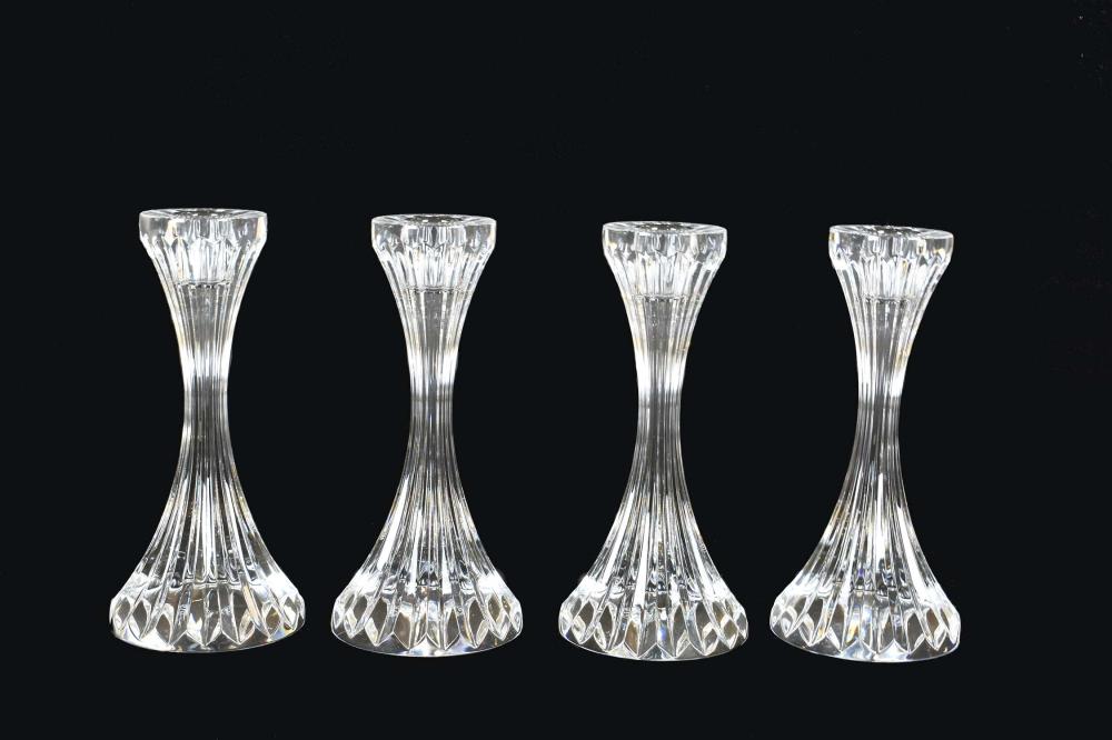 SET OF FOUR BACCARAT COLORLESS
