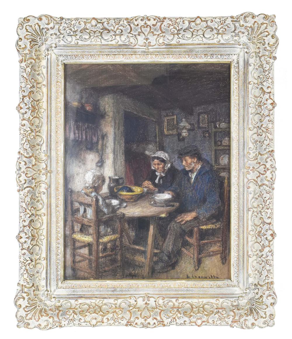 LEON L’HERMITTE (FRENCH. 1844-1925)Interior
