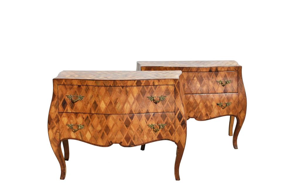 PAIR OF GERMAN ROCOCO STYLE PARQUETRY 353863