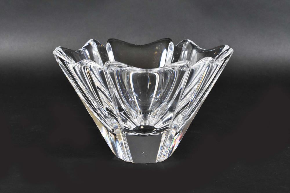OREFORES COLORLESS GLASS BOWLSigned