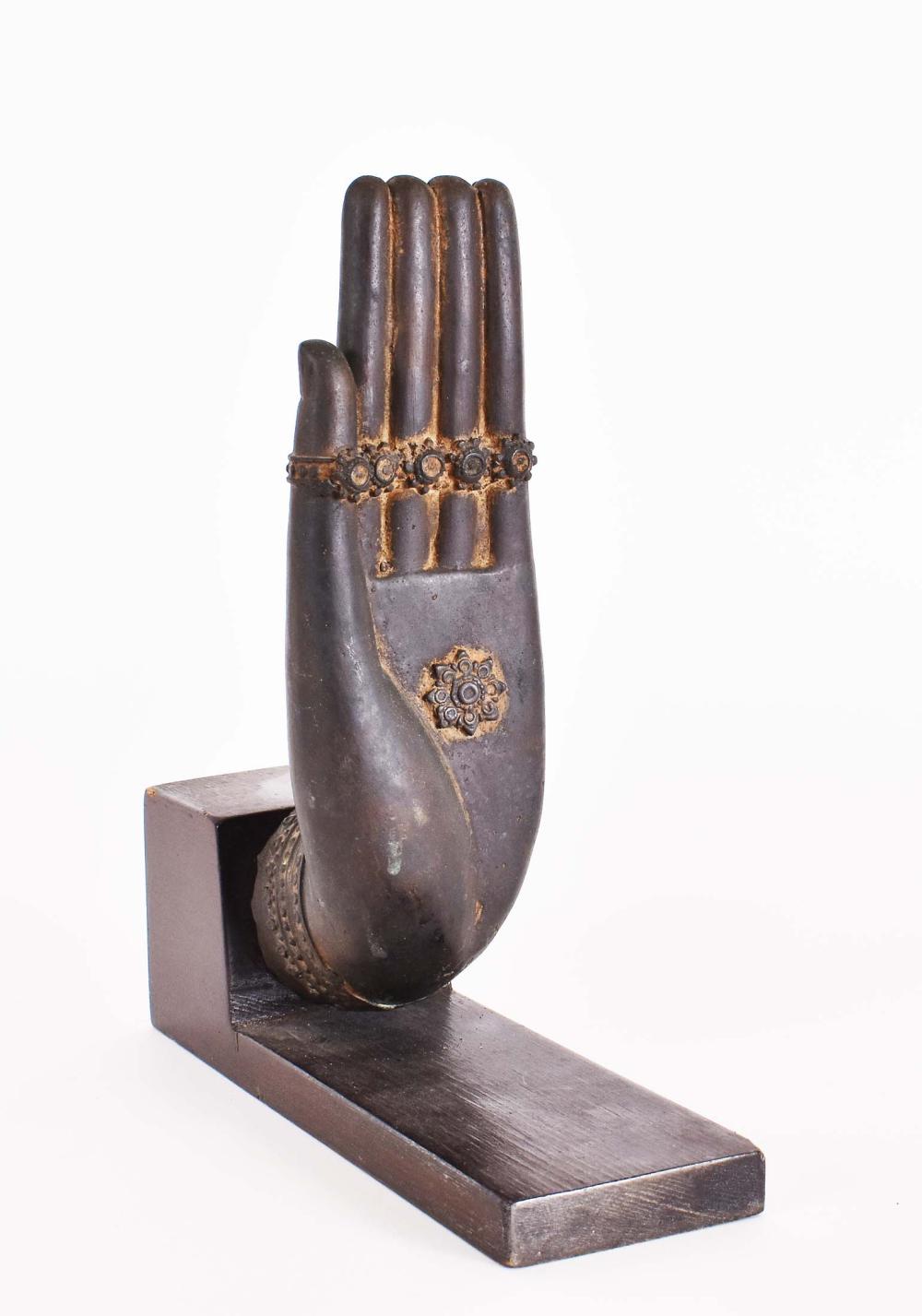 THAI PATINATED BRONZE HANDIn a 353904