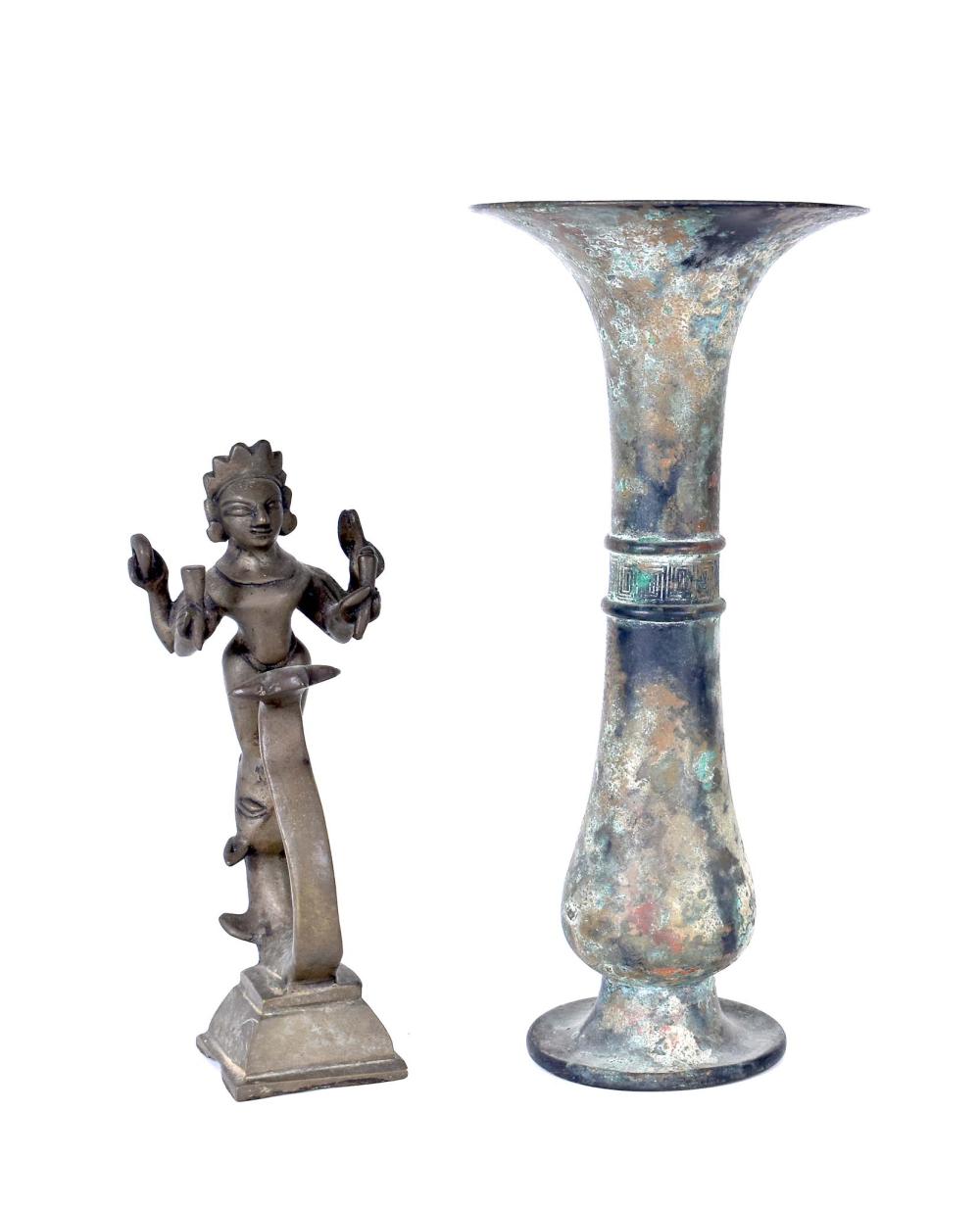CHINESE ARCHAIC STYLE PATINATED
