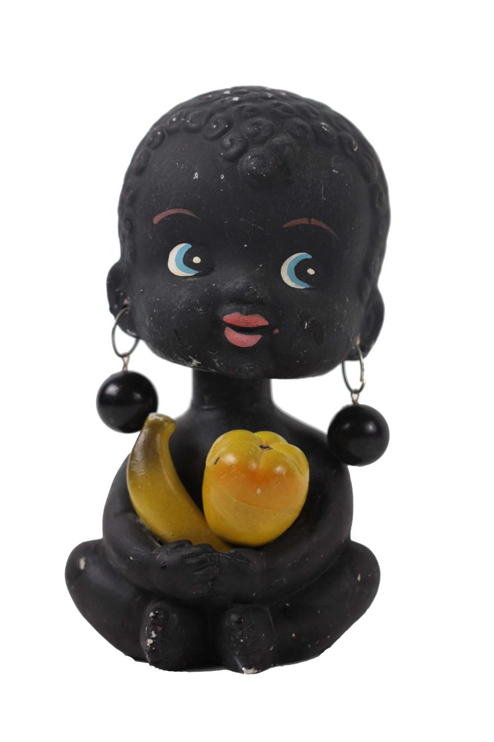 VINTAGE BLACK AMERICANA BOBBLE HEAD 353926