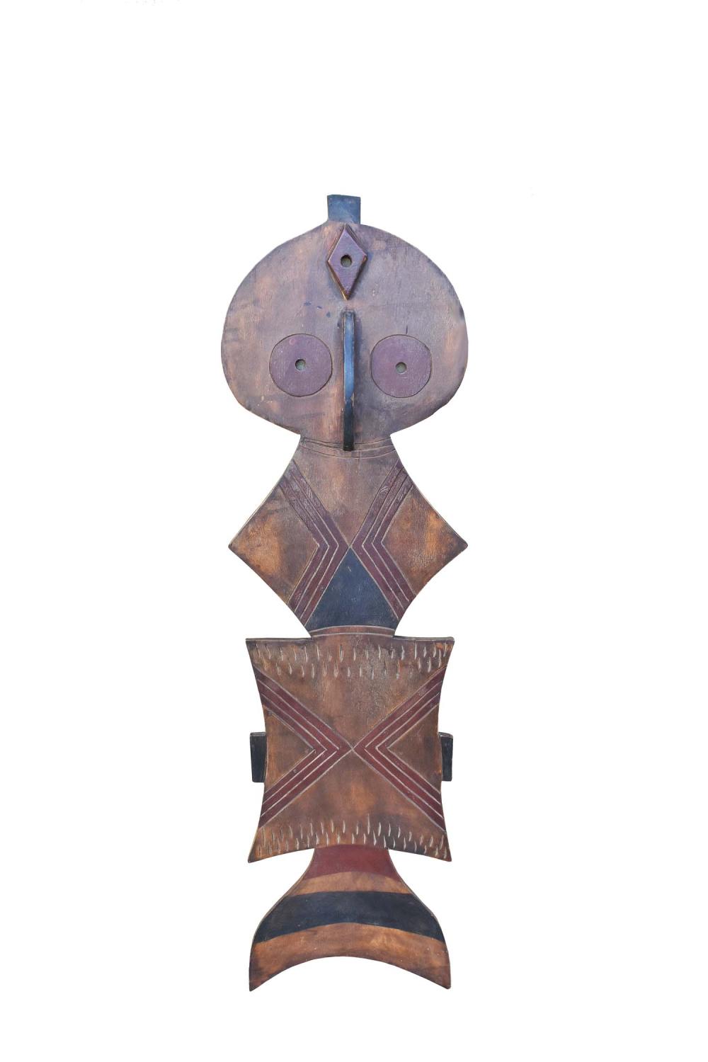 AFRICAN TRIBAL FIGURAL WOOD HANGING