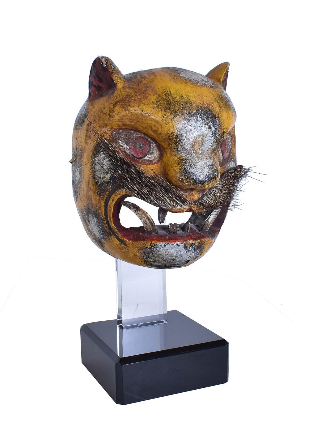 SOUTHEAST ASIAN PAINTED WOOD LEOPARD 353933