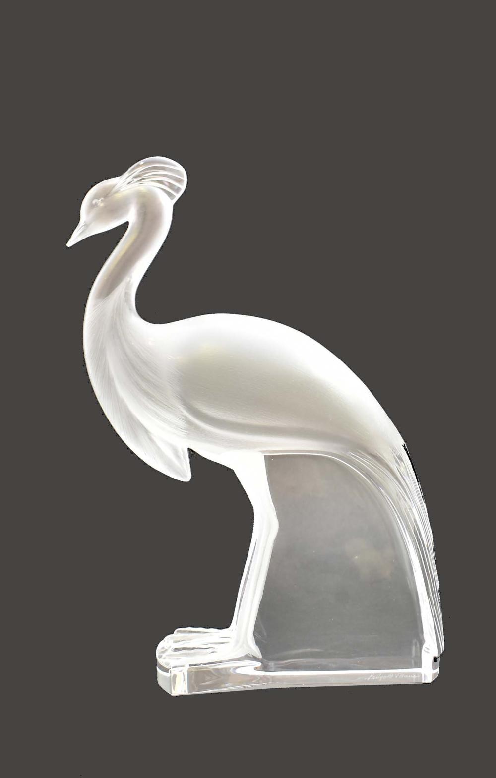 LALIQUE LOUISIANE BIRD FROSTED 353942