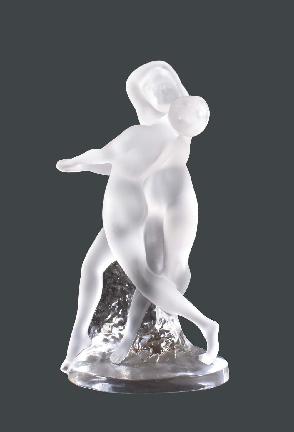 LALIQUE DANCERS GROUPEtched signature